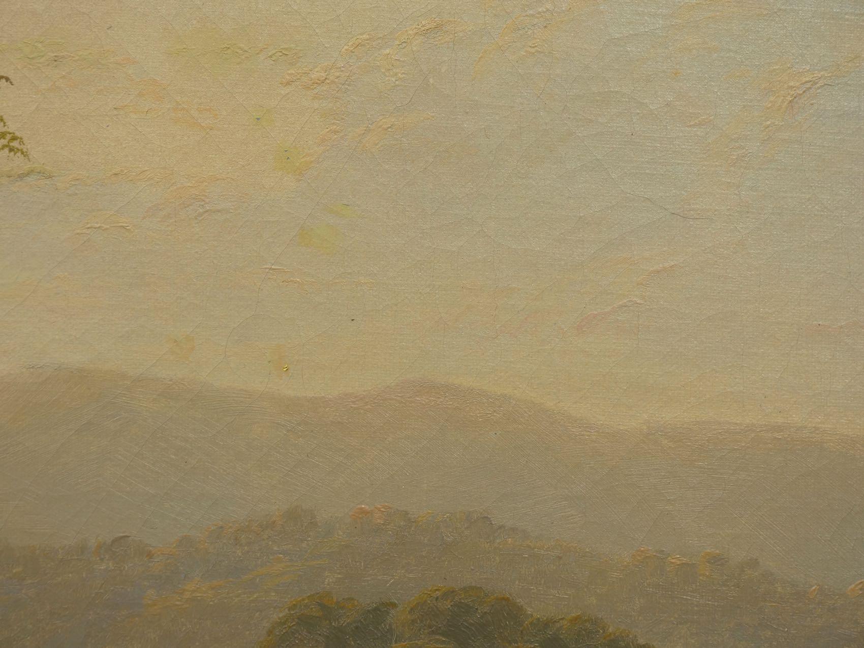 Hudson River Valley Oil Landscape Painting, 19th Century 6