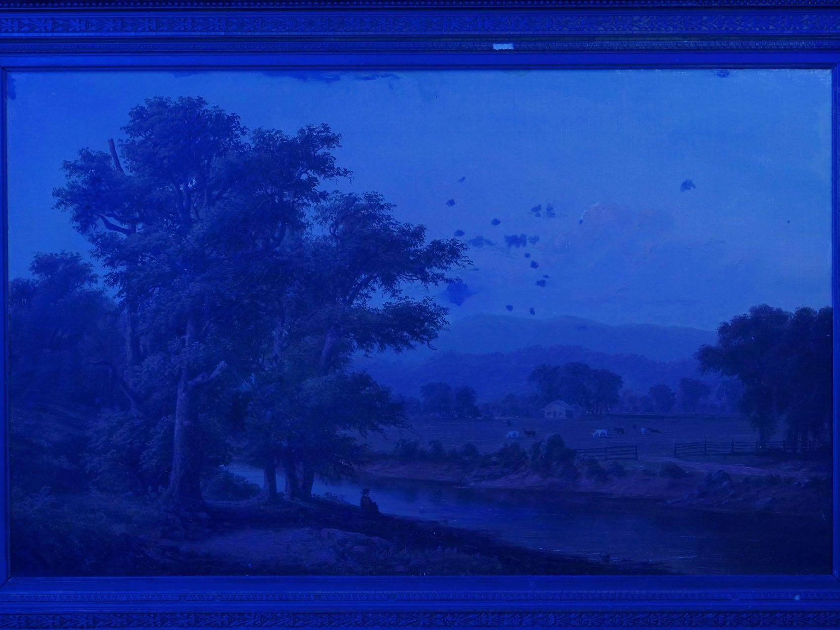 Hudson River Valley Oil Landscape Painting, 19th Century 10