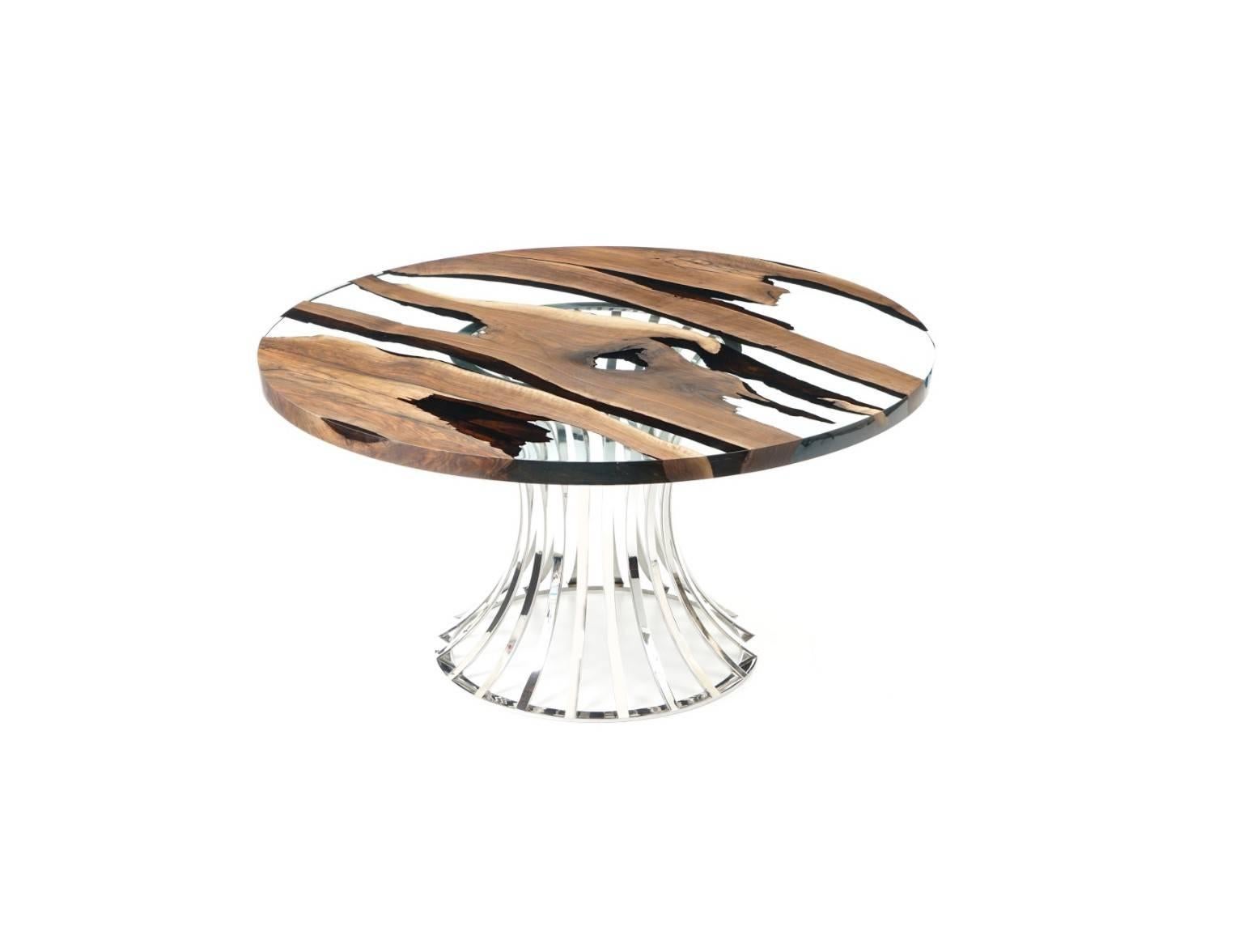 round epoxy table