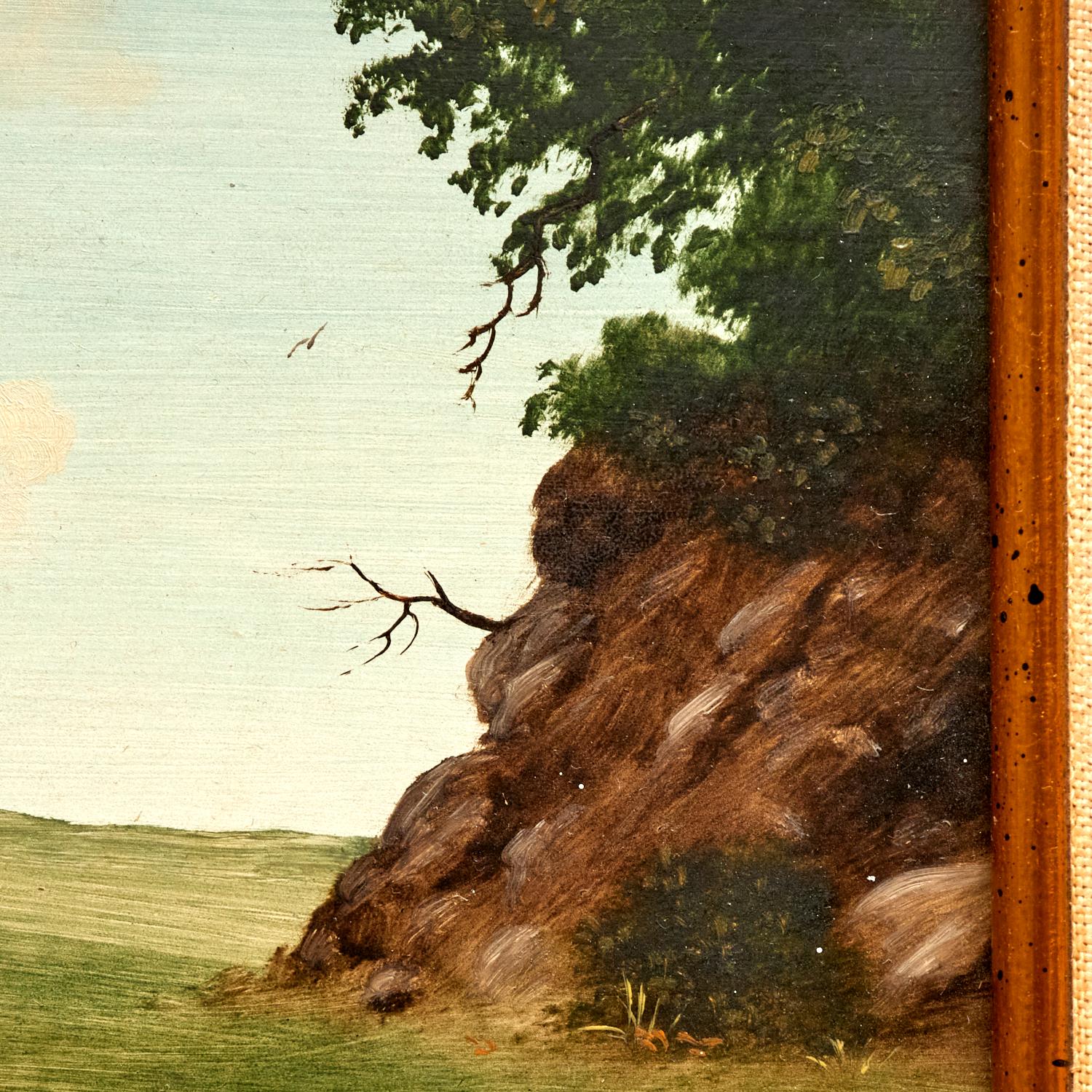 Ölgemälde einer Landschaft im Stil der Hudson-Schule, Richard Peterson (Amerikaner, geb. 1947) (Amerikanische Klassik) im Angebot