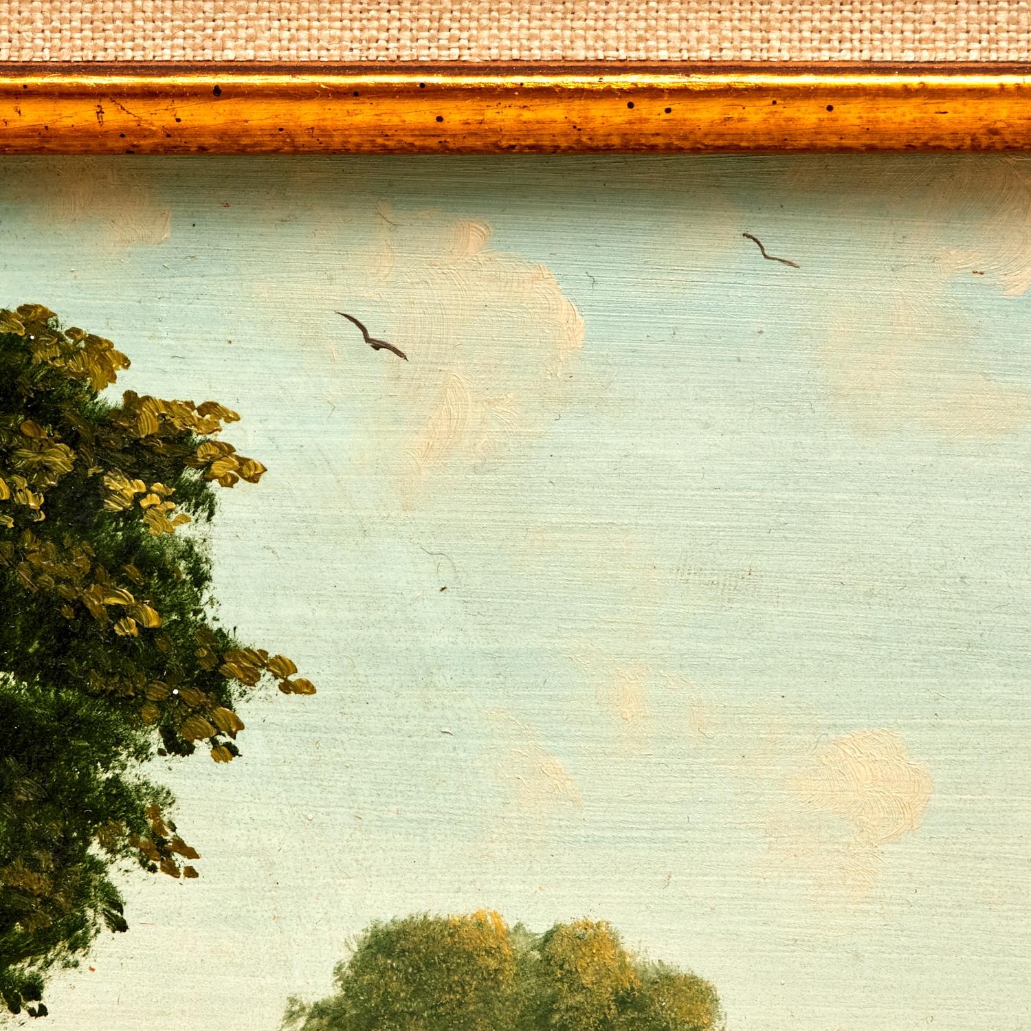 Ölgemälde einer Landschaft im Stil der Hudson-Schule, Richard Peterson (Amerikaner, geb. 1947) (amerikanisch) im Angebot