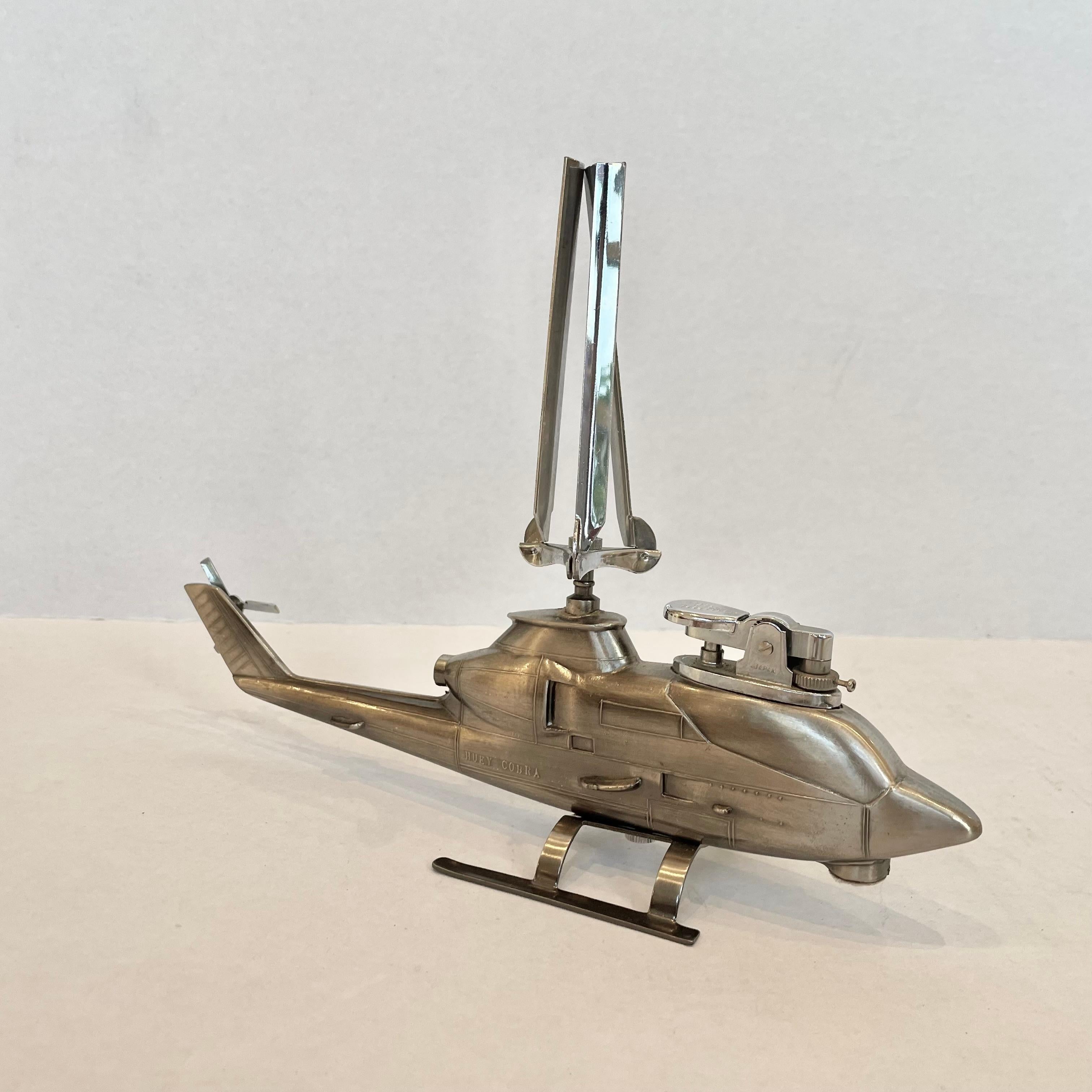 Huey Cobra Helicopter Lighter, 1980s Japan 4