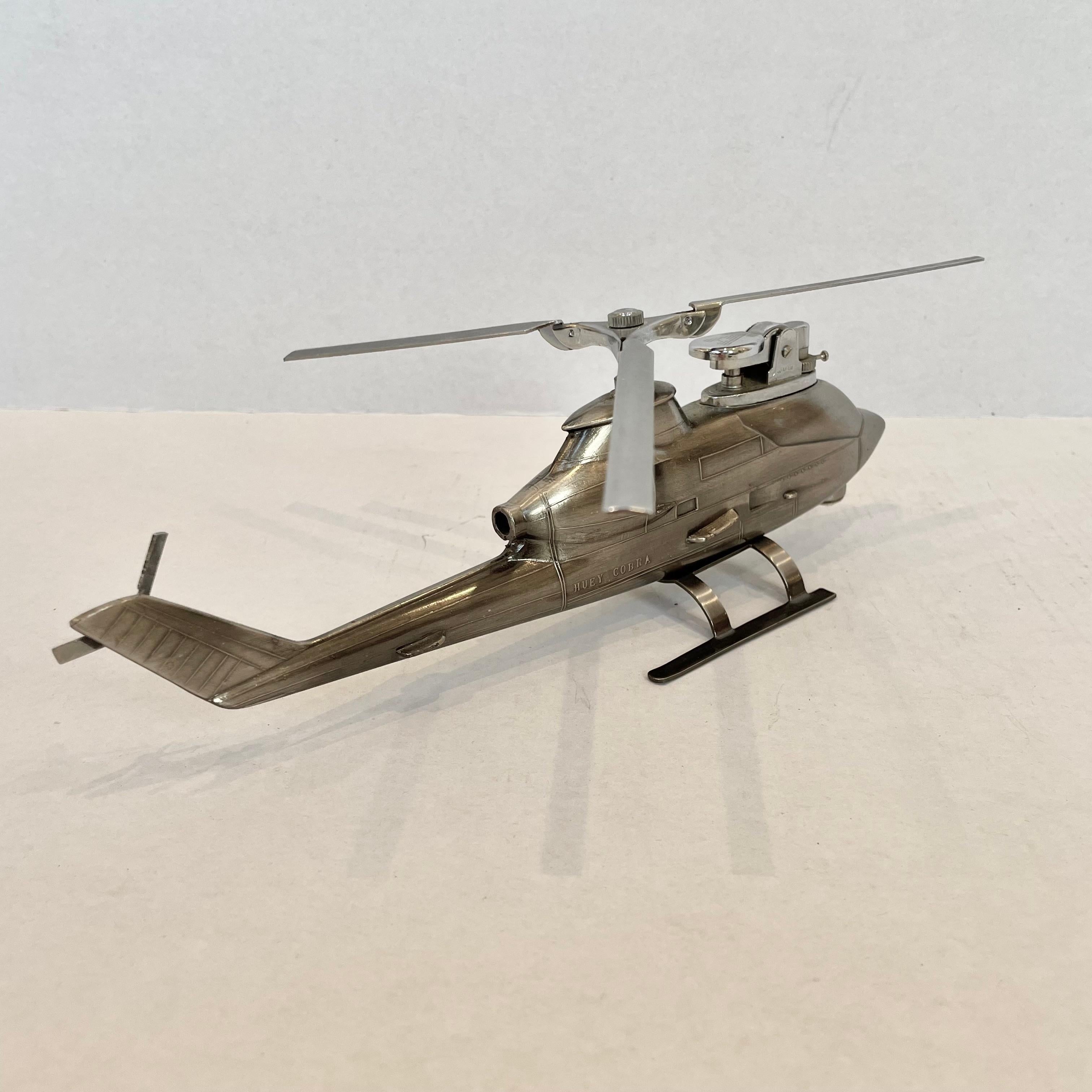 Japanese Huey Cobra Helicopter Lighter, 1980s Japan