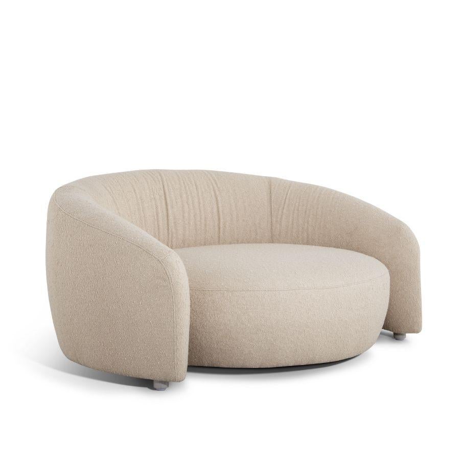 Poltrona Hug, design organico contemporaneo in alluminio e tessuto In condizioni Nuovo in vendita a Porto, PT