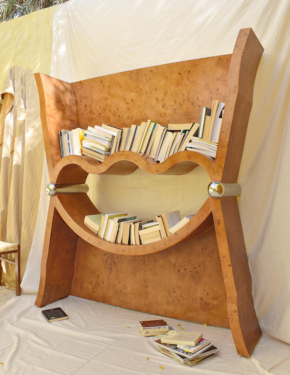 Saudi Arabian Hug Bookcase by Rejo Studio For Sale