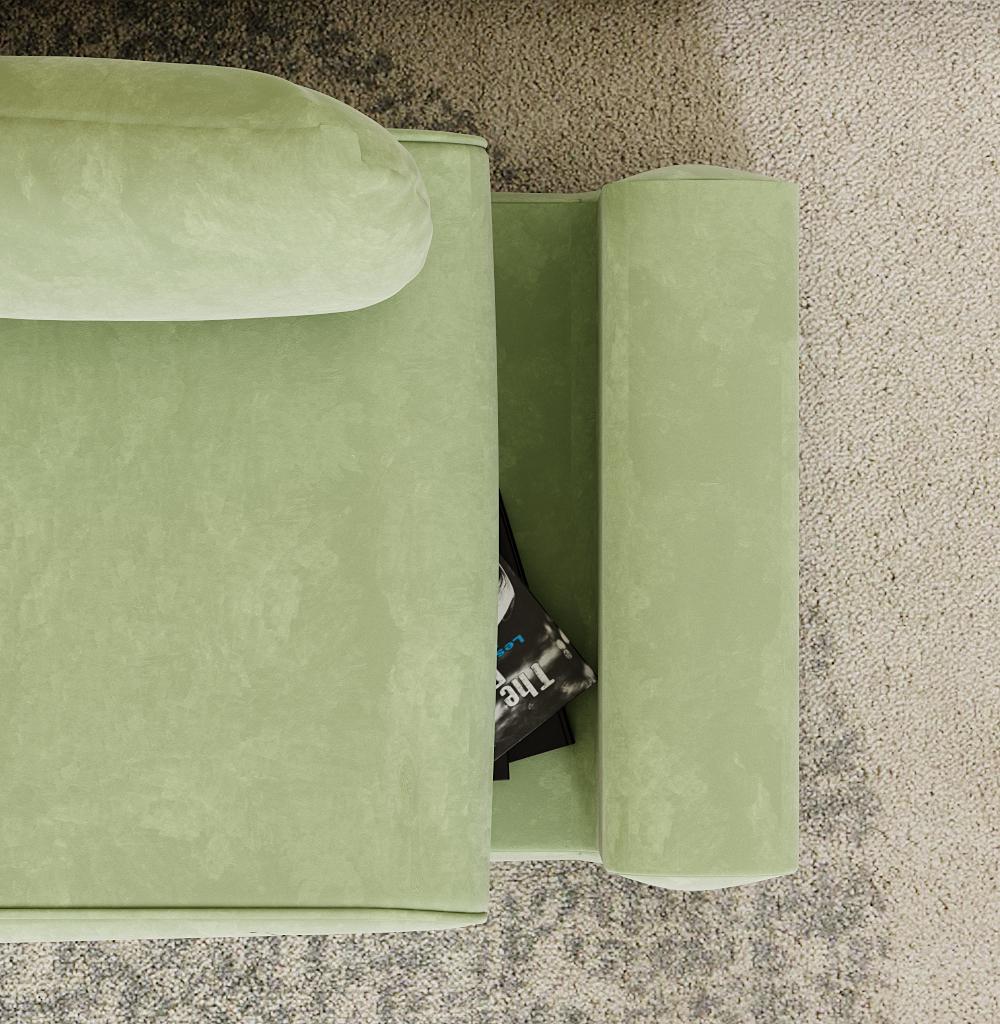 Contemporary Hug Green Sofa by Rejo Studio