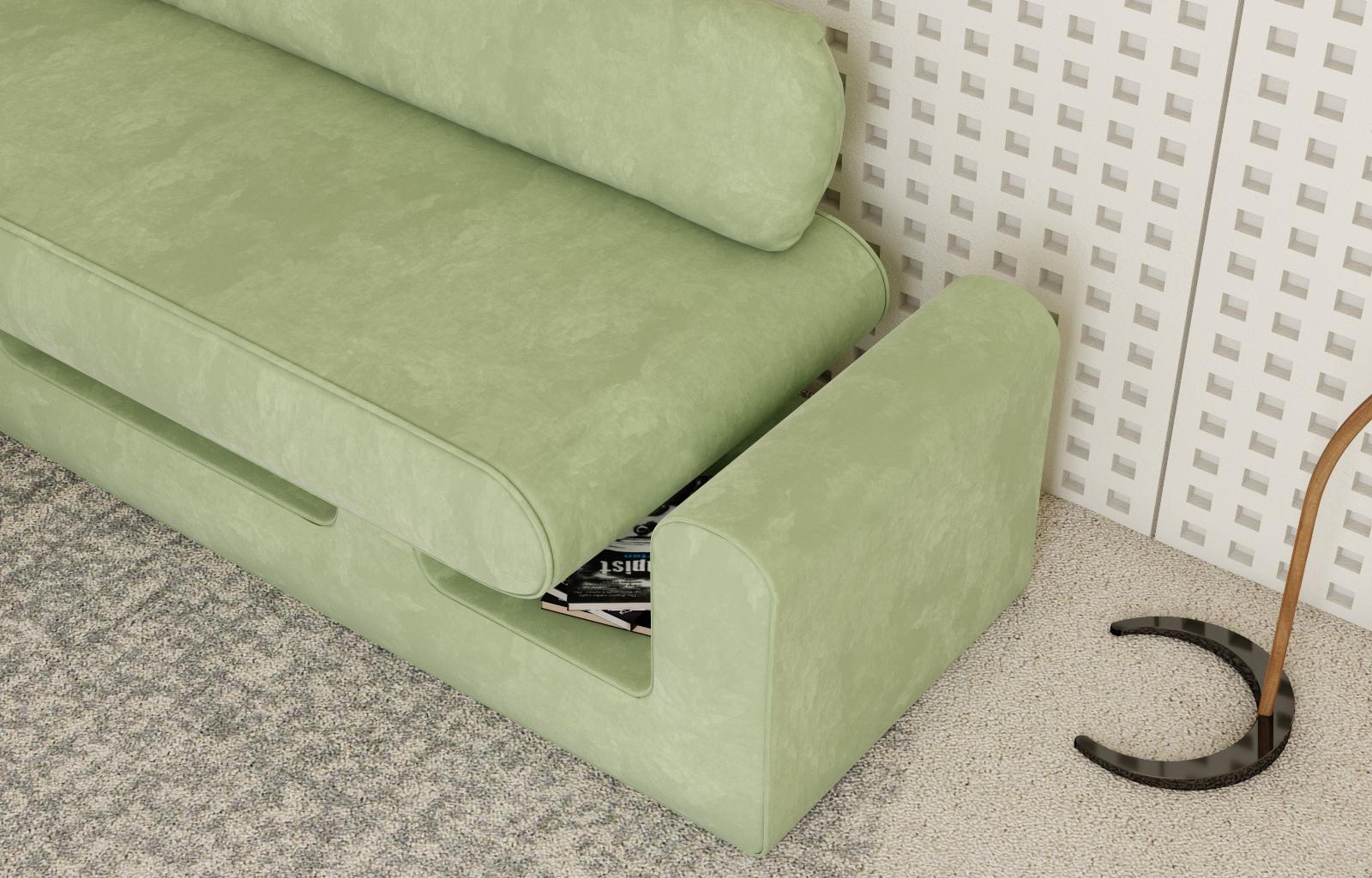 Großes grünes Sofa von Rejo Studio im Angebot 1
