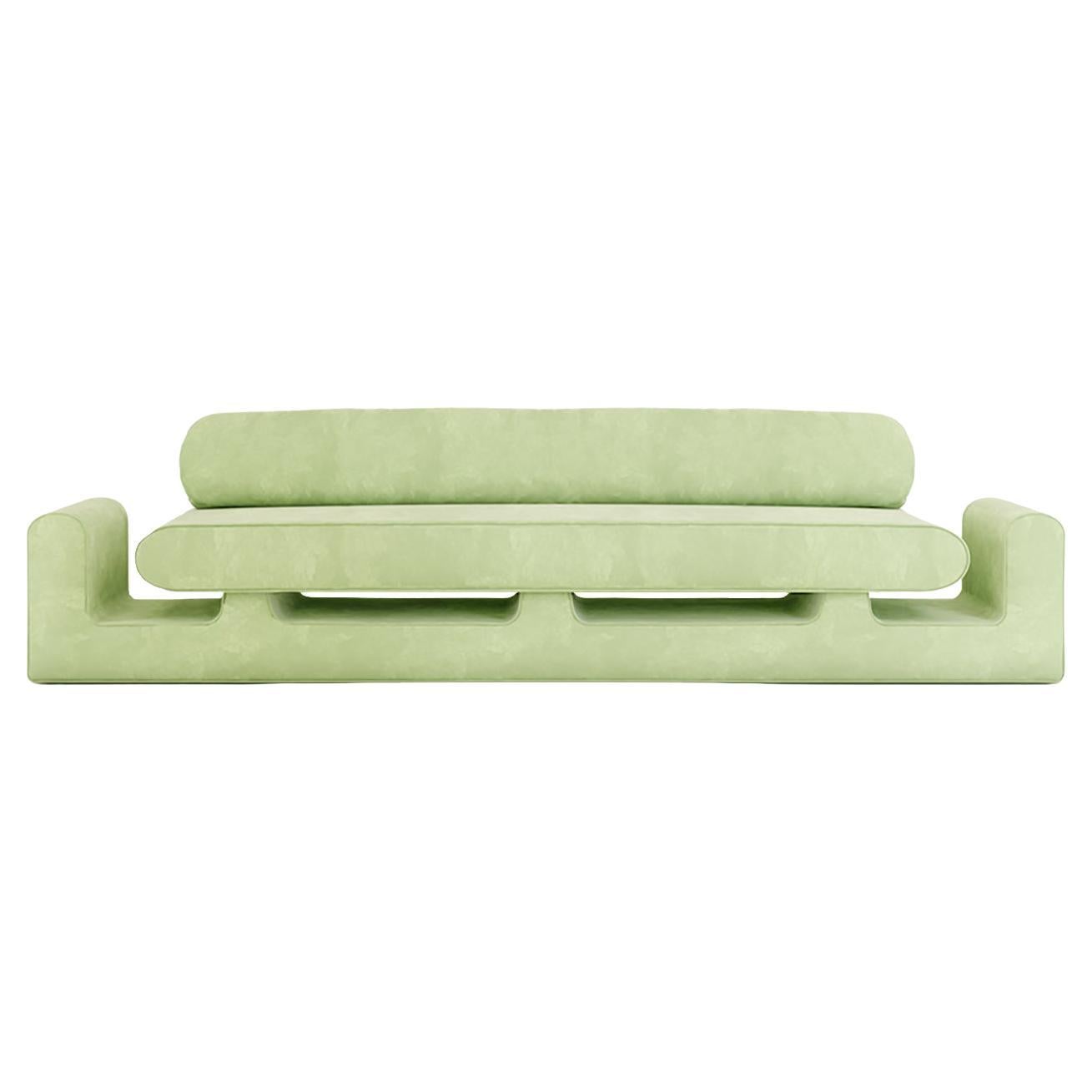 Hug Sofa Upholstered, Chubby Arms by Rejo Studio For Sale