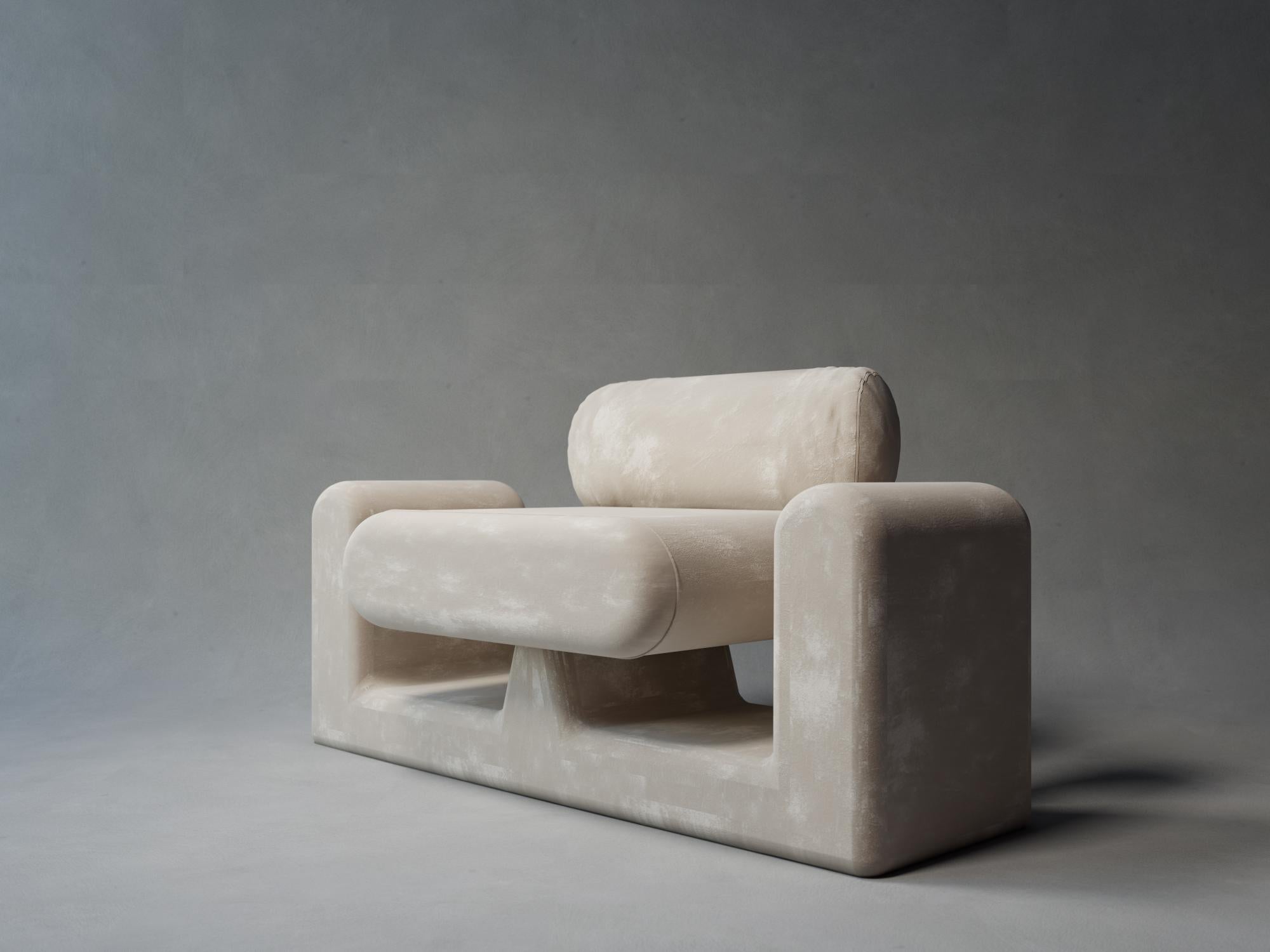 Post-Modern Hug White Chair by Rejo Studio