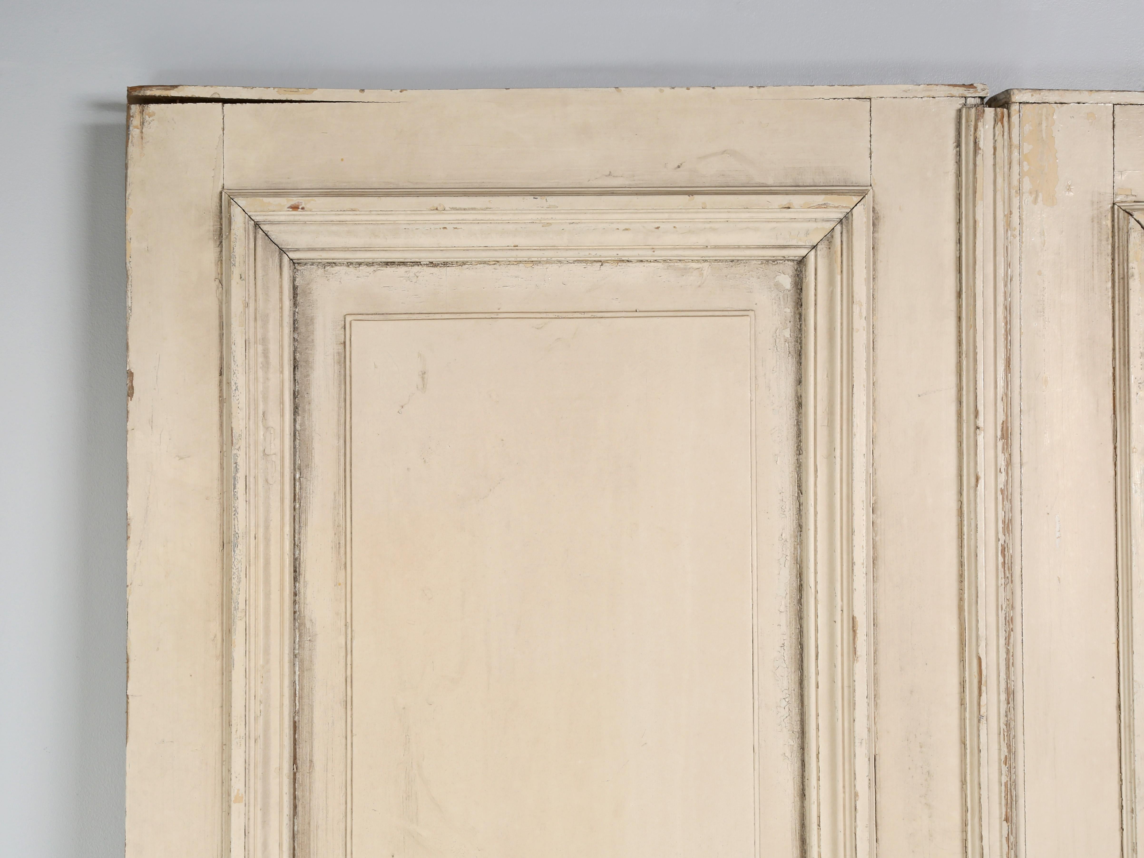 Huge 10' Tall Pair of Antique Country Französisch Türen aus der Provence circa 1800's im Angebot 9