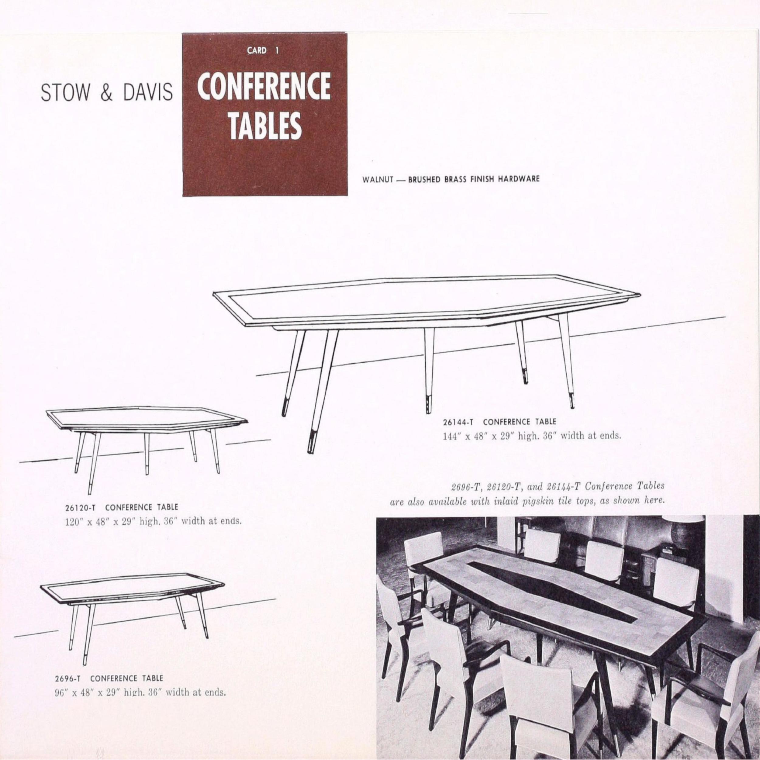Huge Walnut Mid-Century Modern Conference Dining Table by Giacomo Buzzitta 3