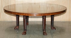 HUGE 12 PERSON ANTiQUE REGENCY 1810 IN THE MANNER OF THOMAS HOPE DINING TABLE