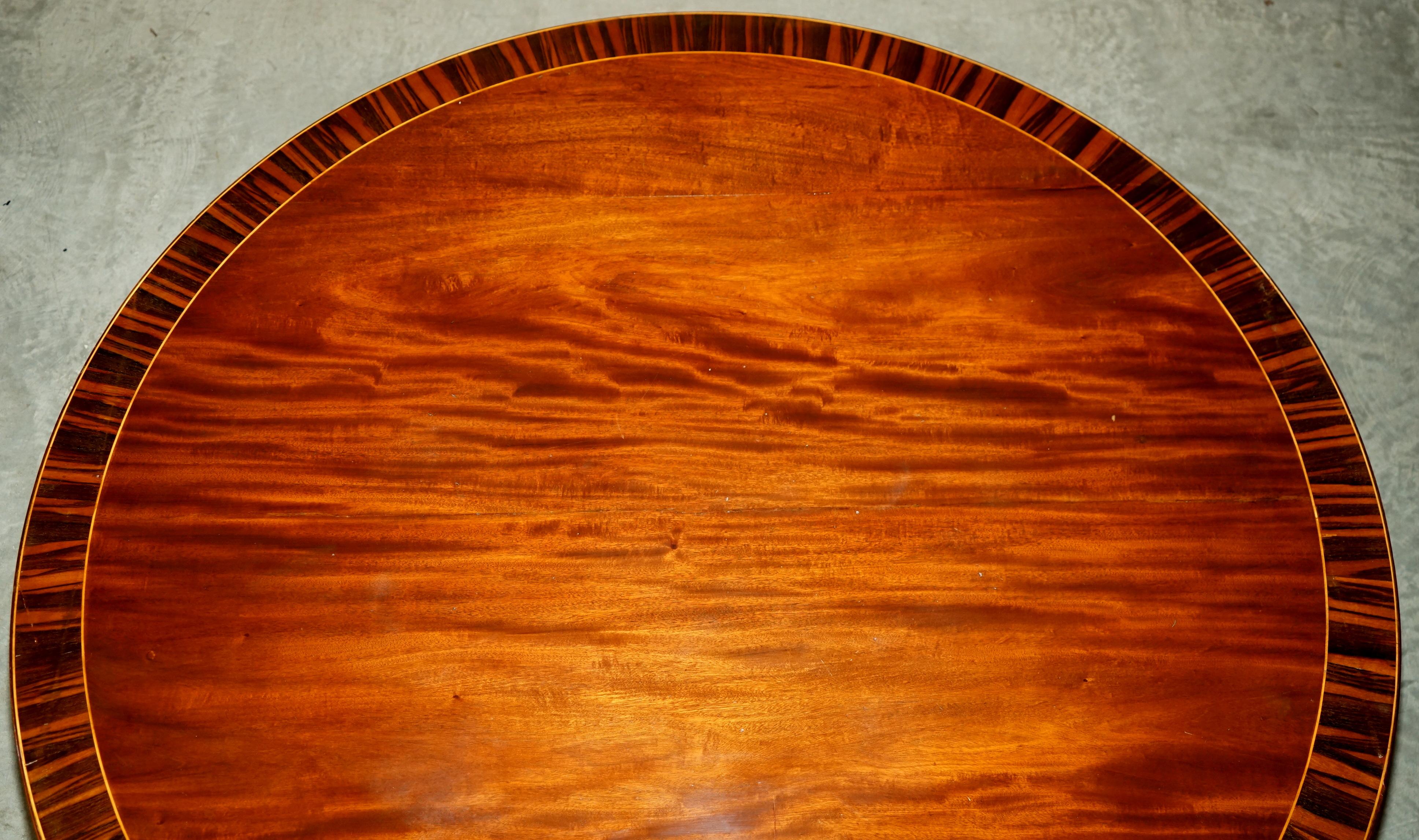 Legno massiccio ENORME TAVOLO DA PENSIONE ANTICO REGENCY 1810 PER 12 PERSONE NEL MODO DI Thomas Hope in vendita