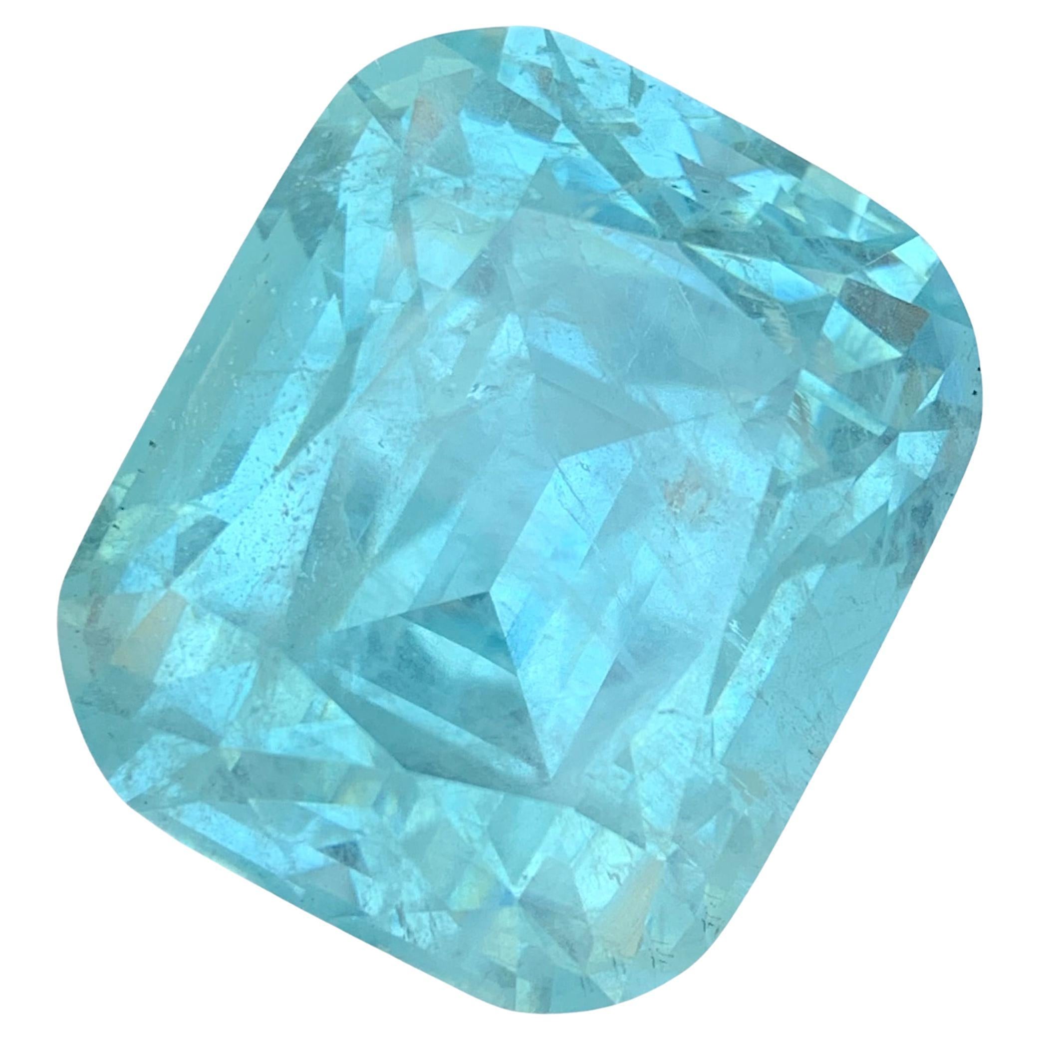 Enorme piedra preciosa de aguamarina natural suelta talla cojín de 147,70 quilates