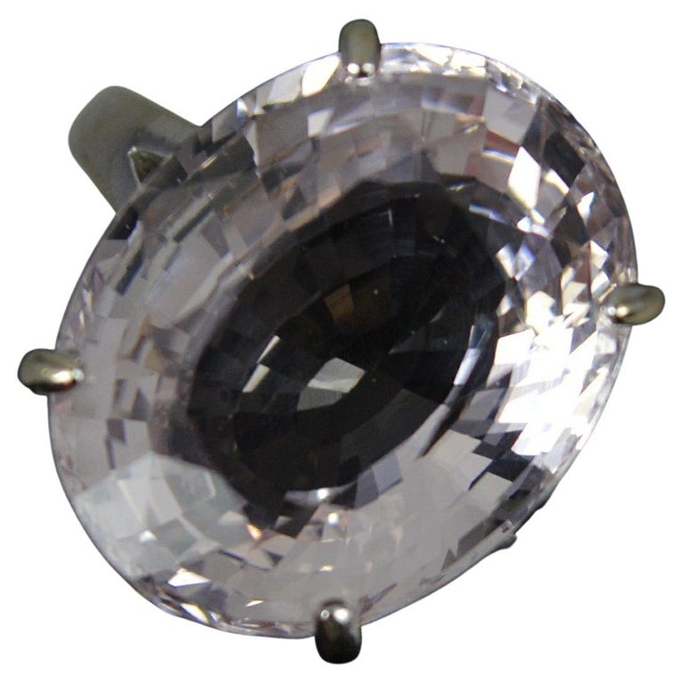 Bague En Or 14 Carats Avec Coeur Strass - Taille 54 - Occasion - Or Jaune, Origine France
