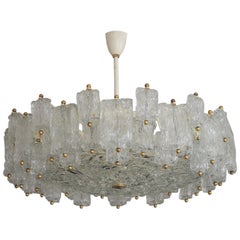 Huge 16-Light Chandelier by Aureliano Toso, Italy, circa 1960s