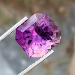 Huge 18.60 Carat Natural Loose Amethyst Flower Cut Gem For Necklace