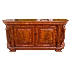 Enorme Credenza Ebanista Buffet San Migel Estilo Alfonso Marina Siglo XVIII