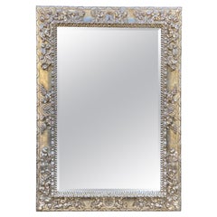 Huge 18th C Style Carved Italian Giltwood Floor Mirror by Randy Esada Designs