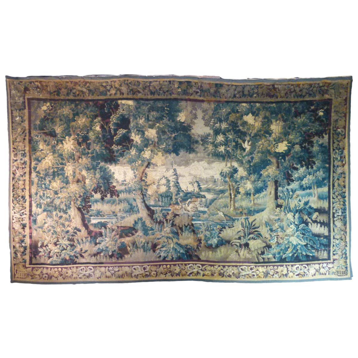 Huge 18th Century Aubusson Tapestry