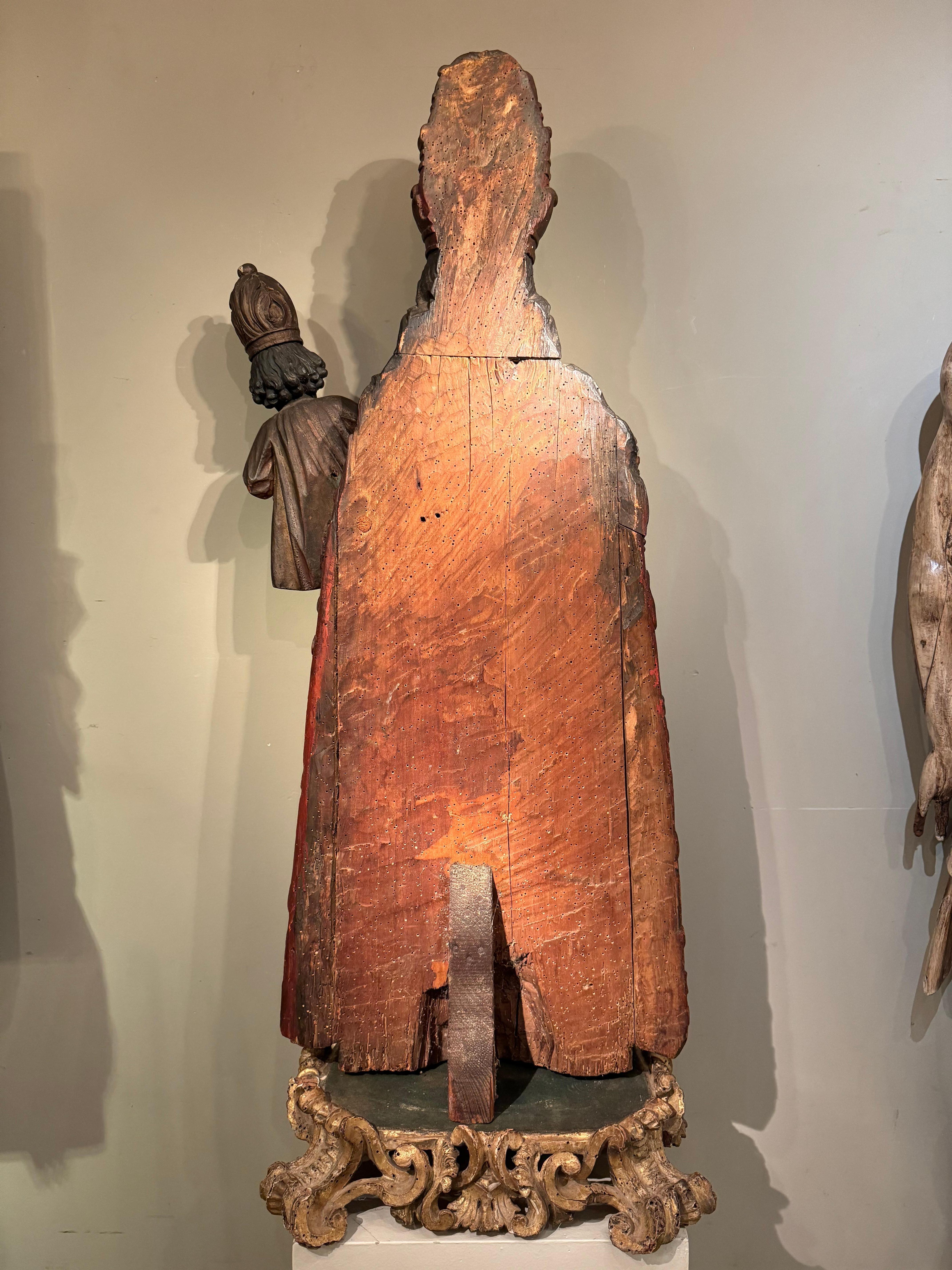 Huge 18th century black Virgin with the Child, Rousillon , France  or Spain 1