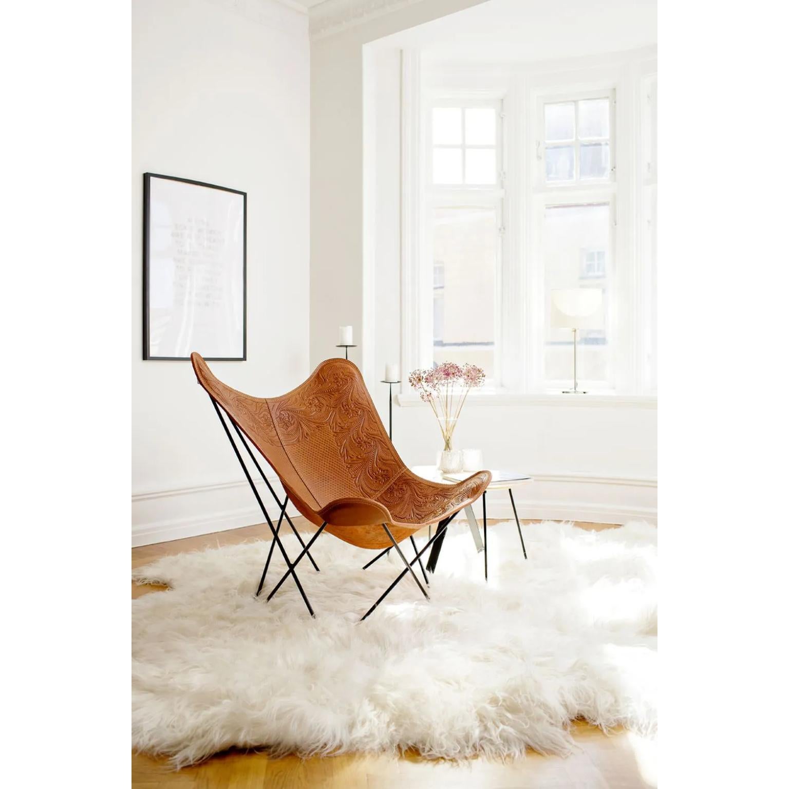 Post-Modern Huge 19 Sheepskin Rug by Cuero Design For Sale