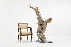 Huge 1970s Driftwood Tree Sculpture