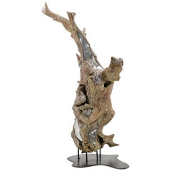 Huge 1970s Driftwood Tree Sculpture