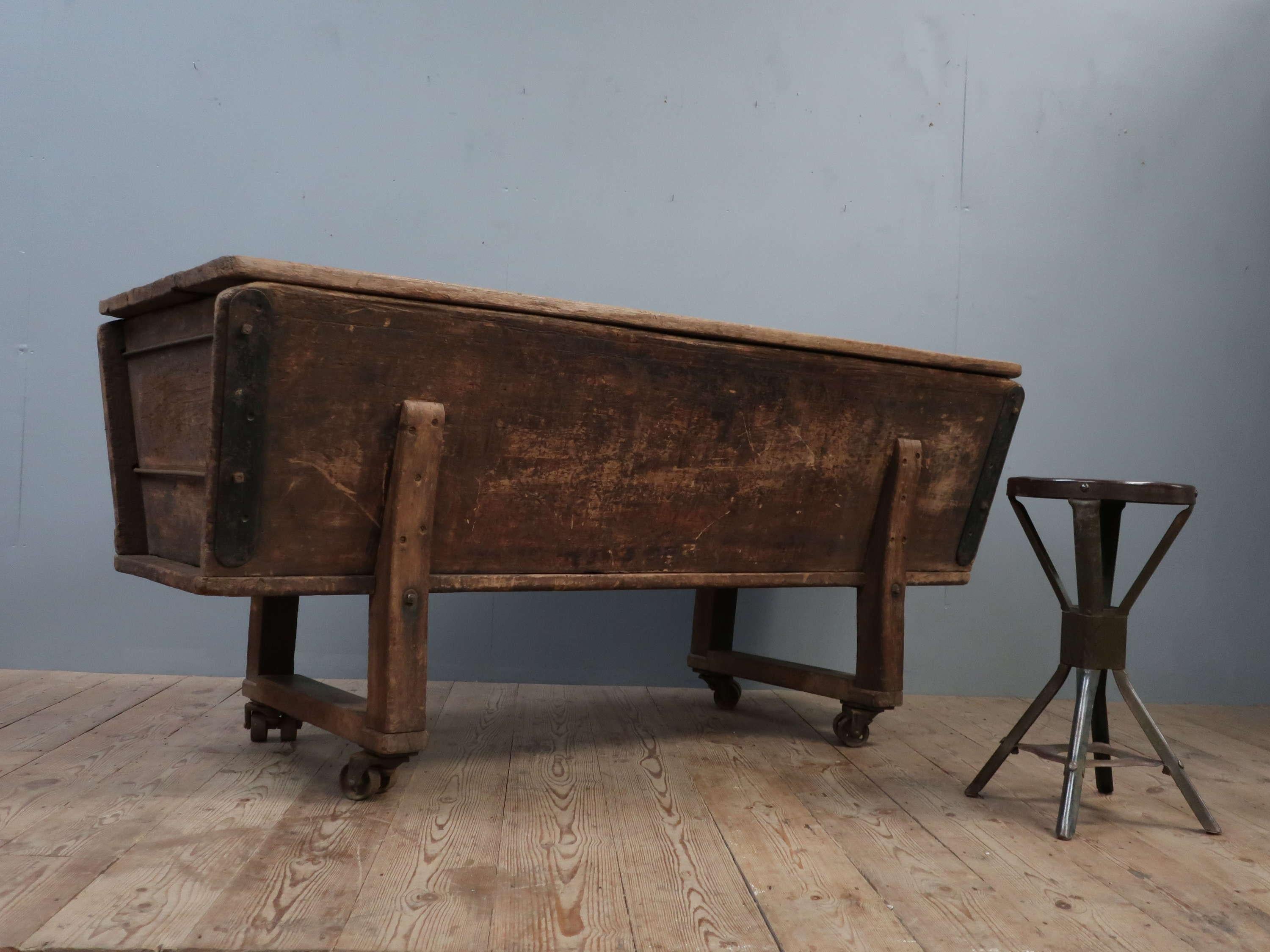 Joinery Huge 19th Century Bakers Prooving Table c1860 For Sale