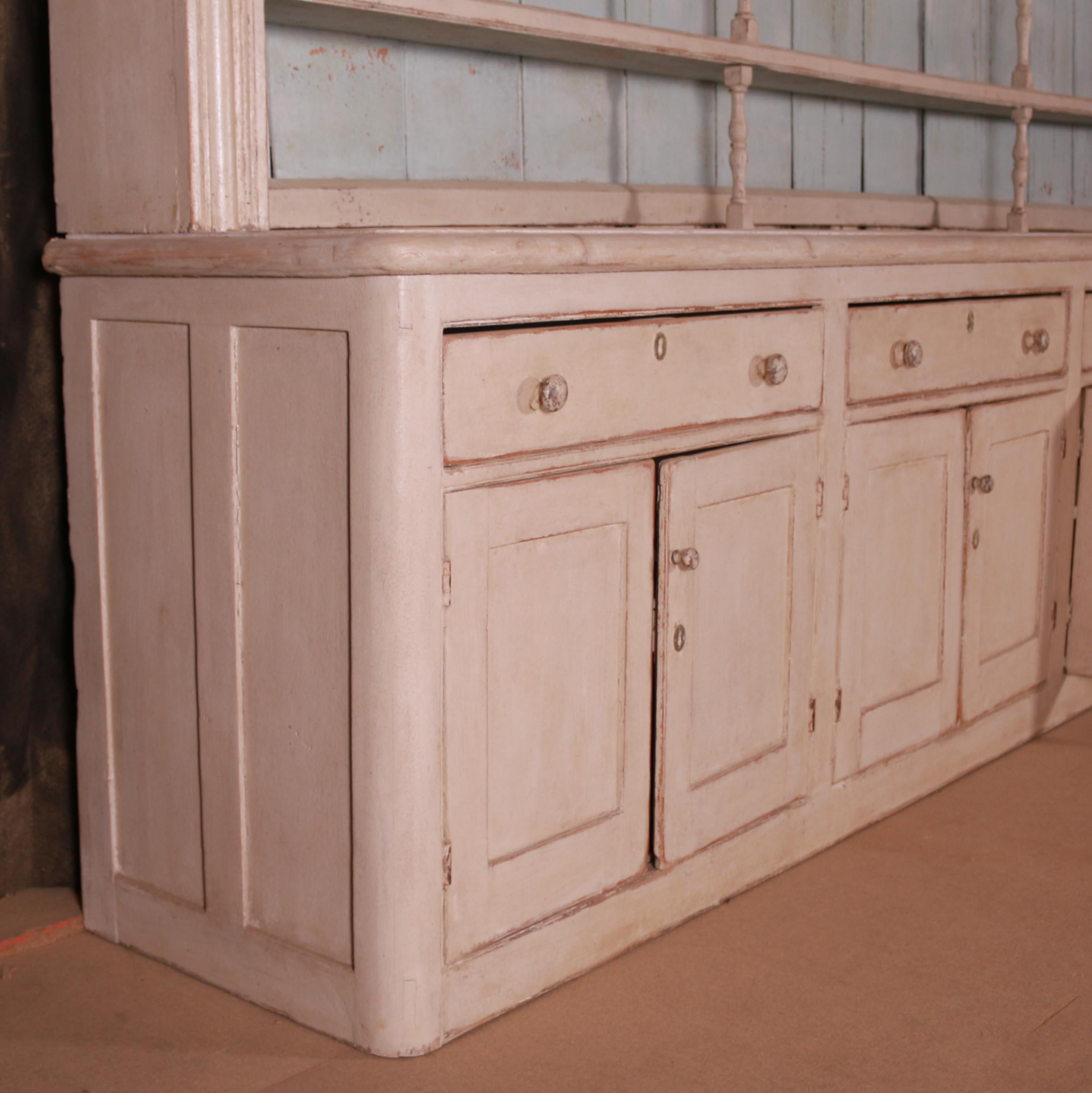 Huge 19th Century English Country House Dresser 6