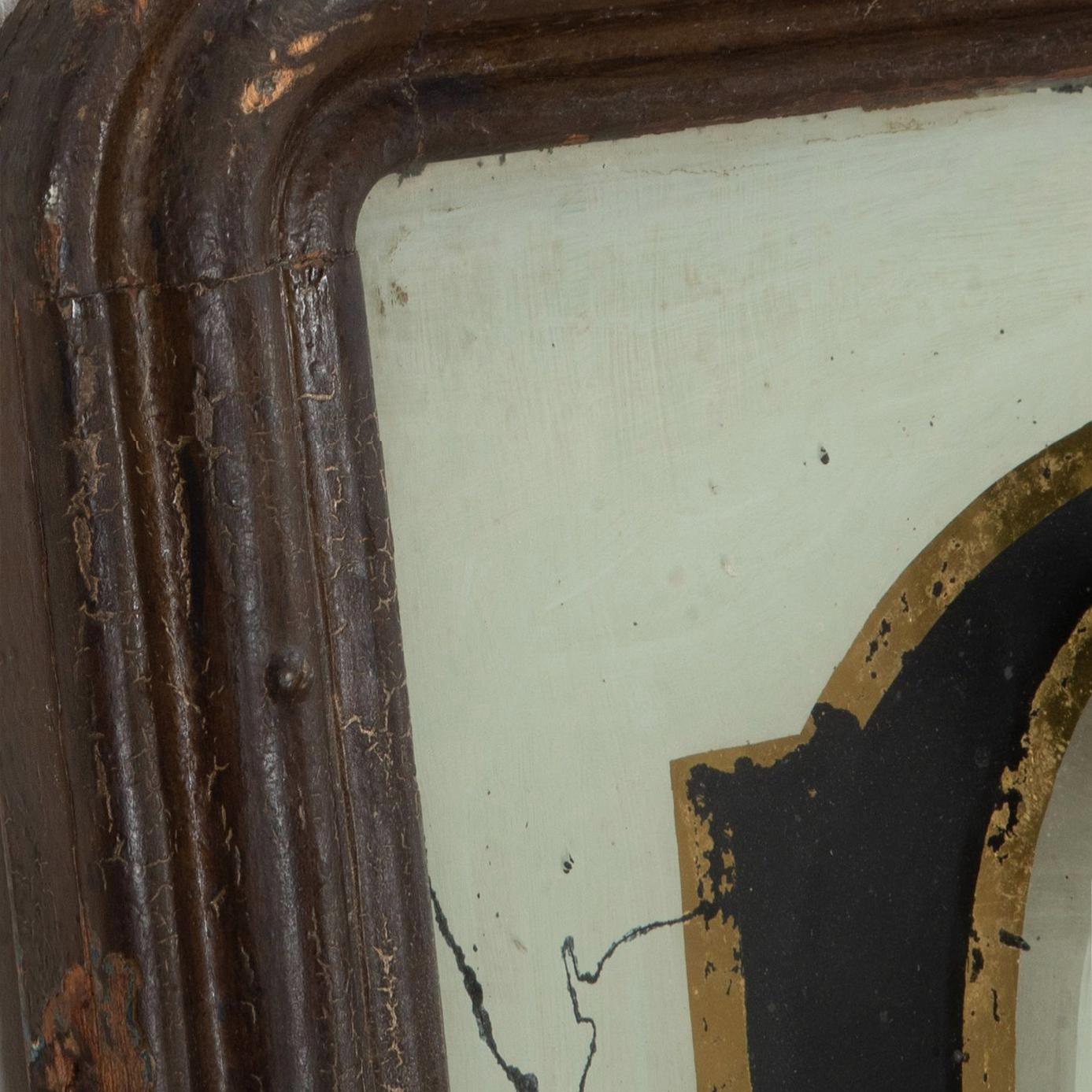 Huge 19th Century Gilded and Reverse Painted Shop Sign In Good Condition For Sale In London, GB