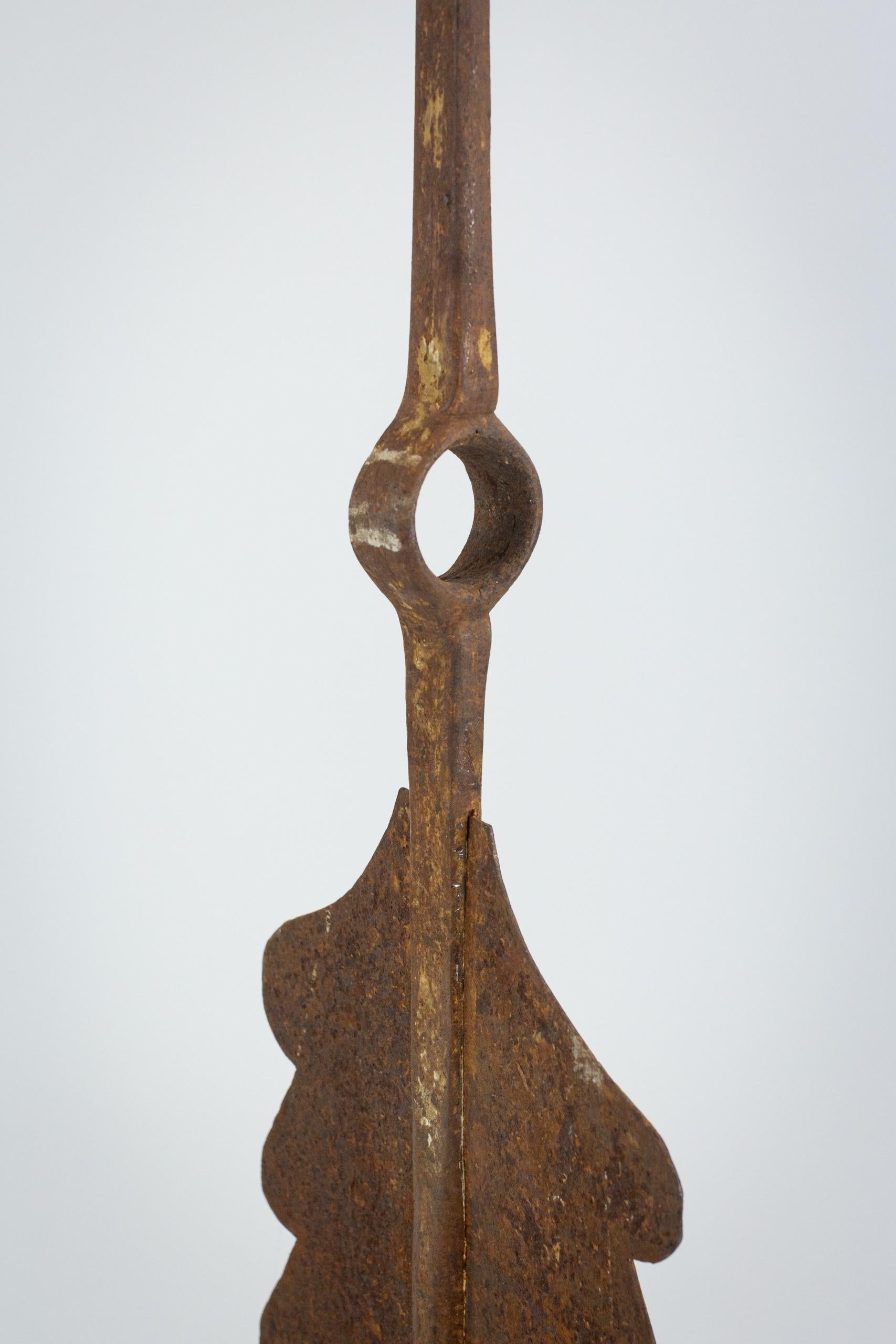 Enorme banderuola Directional del XIX secolo in ferro Arrow In condizioni discrete in vendita a Pease pottage, West Sussex