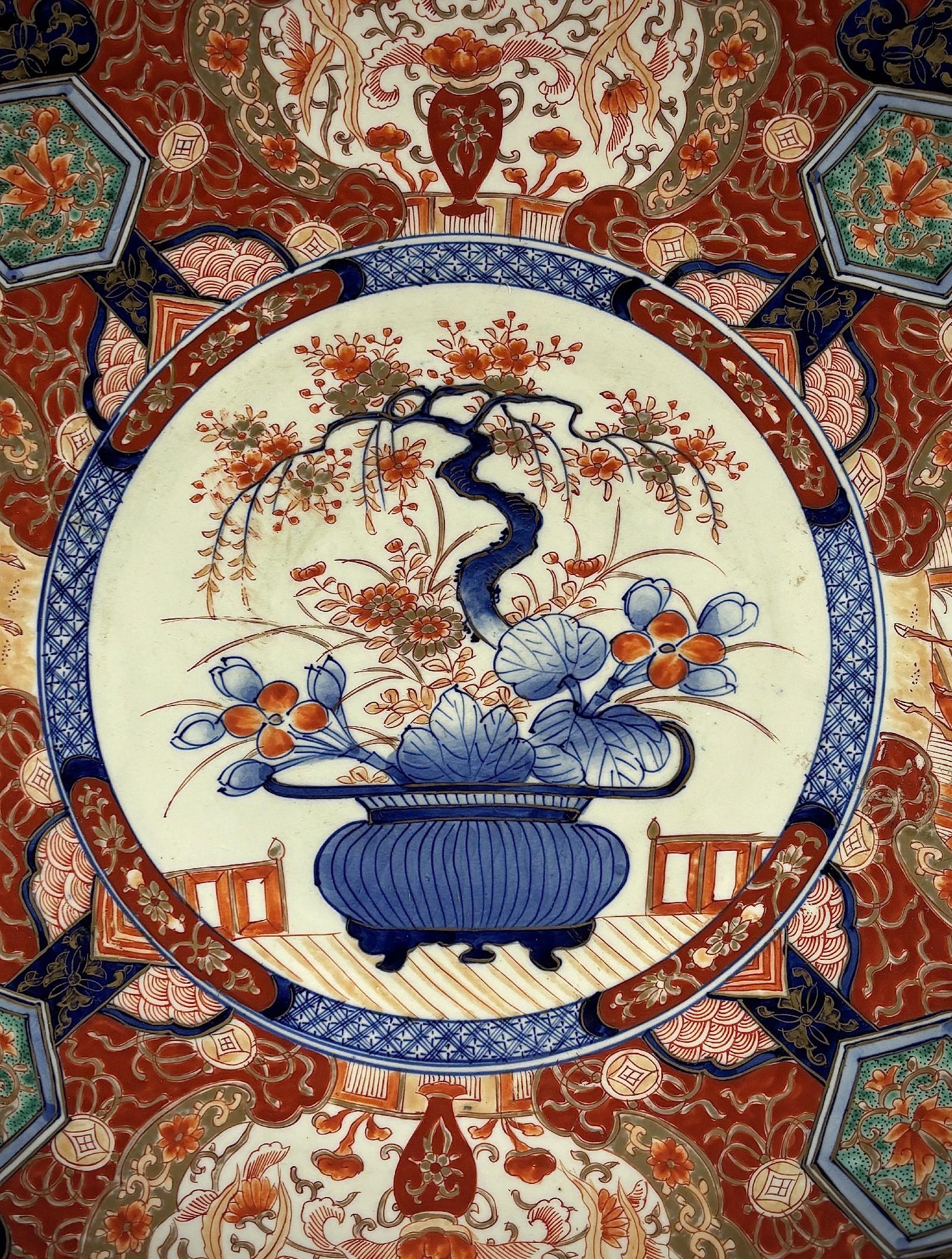 Huge 19th Century Japanese Imari Charger For Sale 1