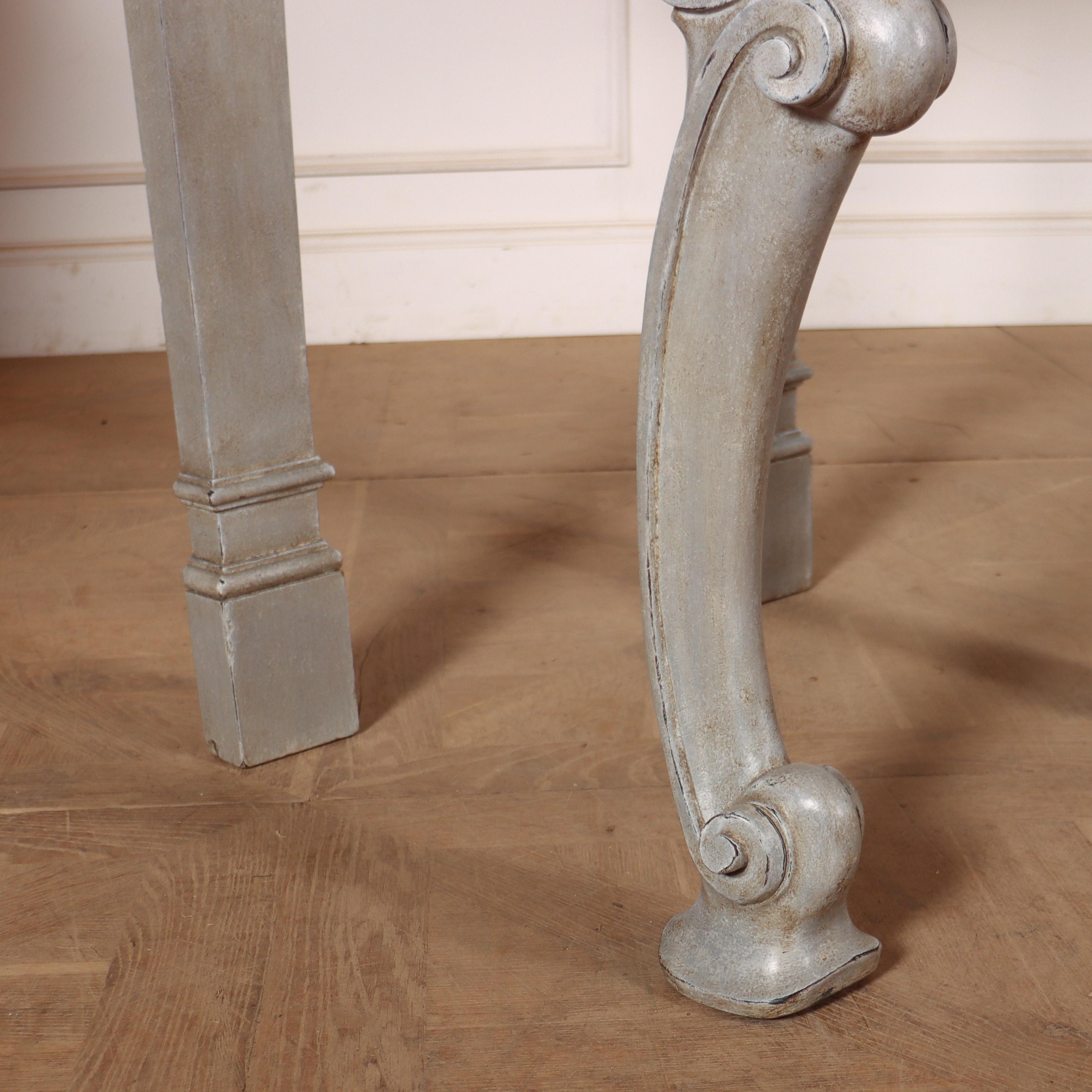 Huge 19th Century Painted Console Table 5