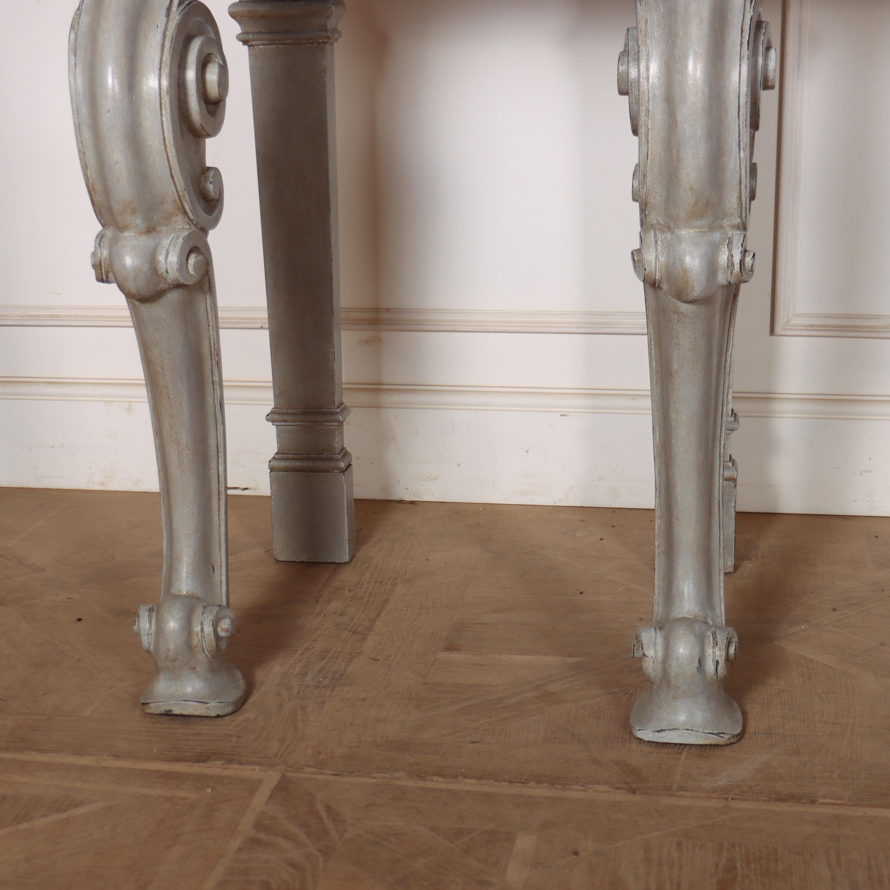 Early Victorian Huge 19th Century Painted Console Table