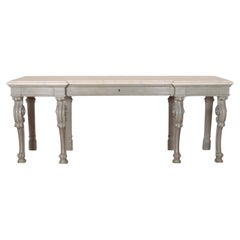 Huge 19th Century Painted Console Table