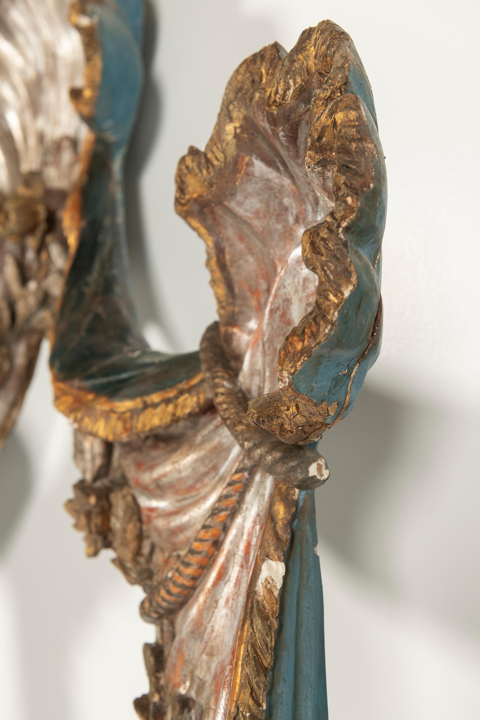 Großer venezianischer Grotto-Rahmen aus dem 19. Jahrhundert, Italien 1780 (Blattsilber) im Angebot
