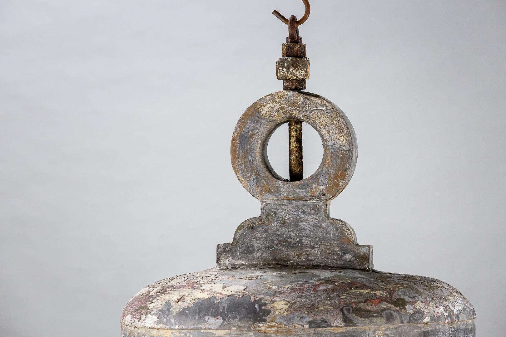 Folk Art Huge 19th Century Zinc Bell Trade Sign
