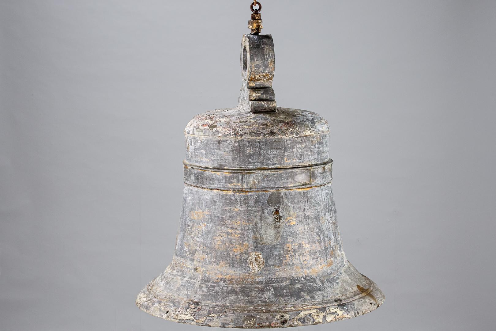 Huge 19th Century Zinc Bell Trade Sign 1