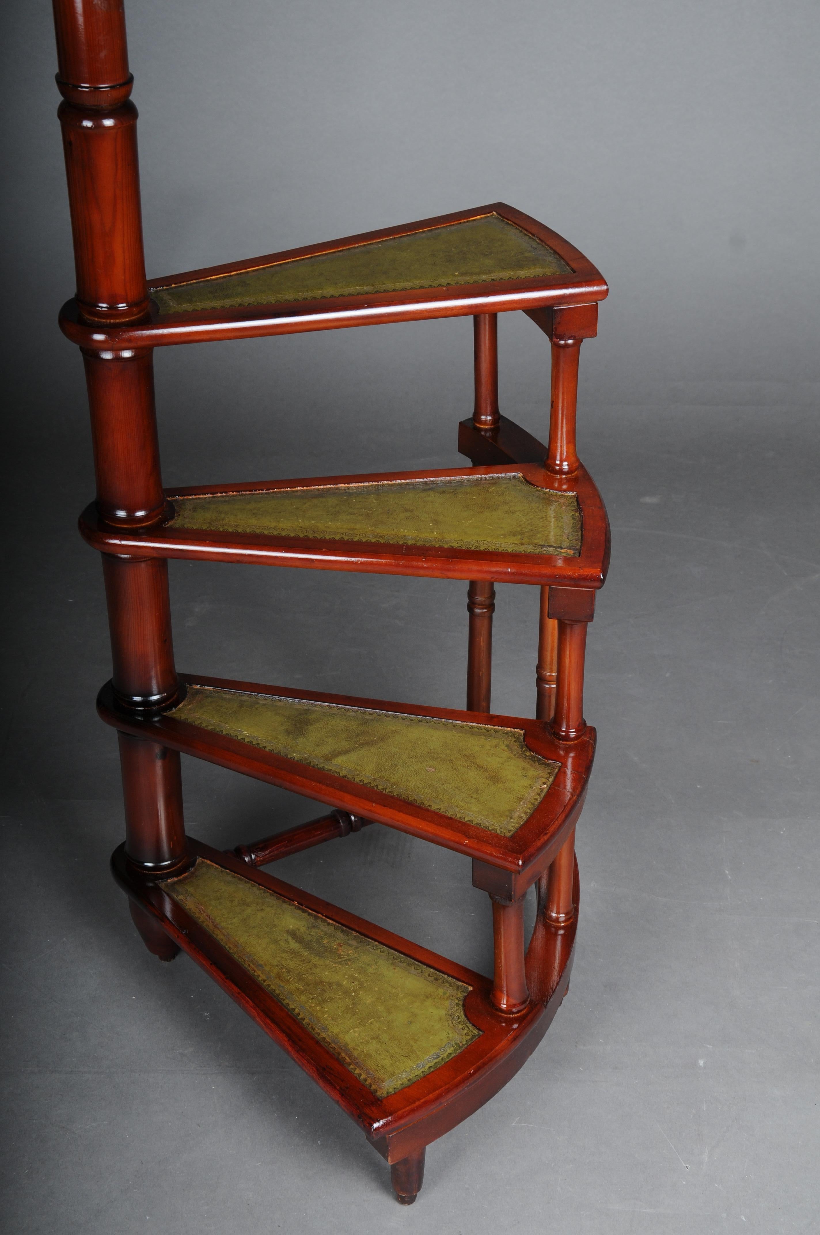 English Huge 20th Century Antique Library Ladder/Step Ladder, England