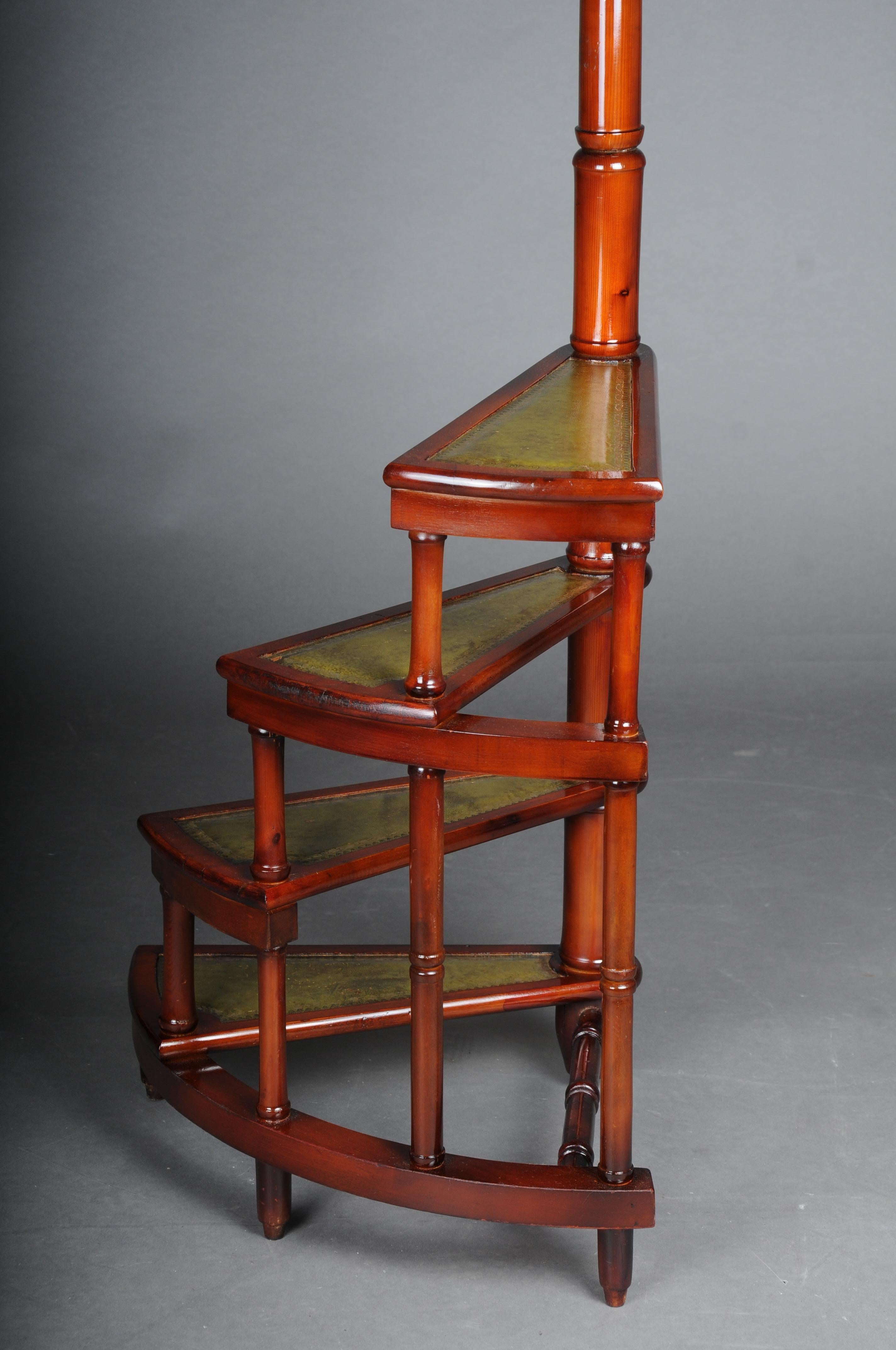 Huge 20th Century Antique Library Ladder/Step Ladder, England In Good Condition In Berlin, DE