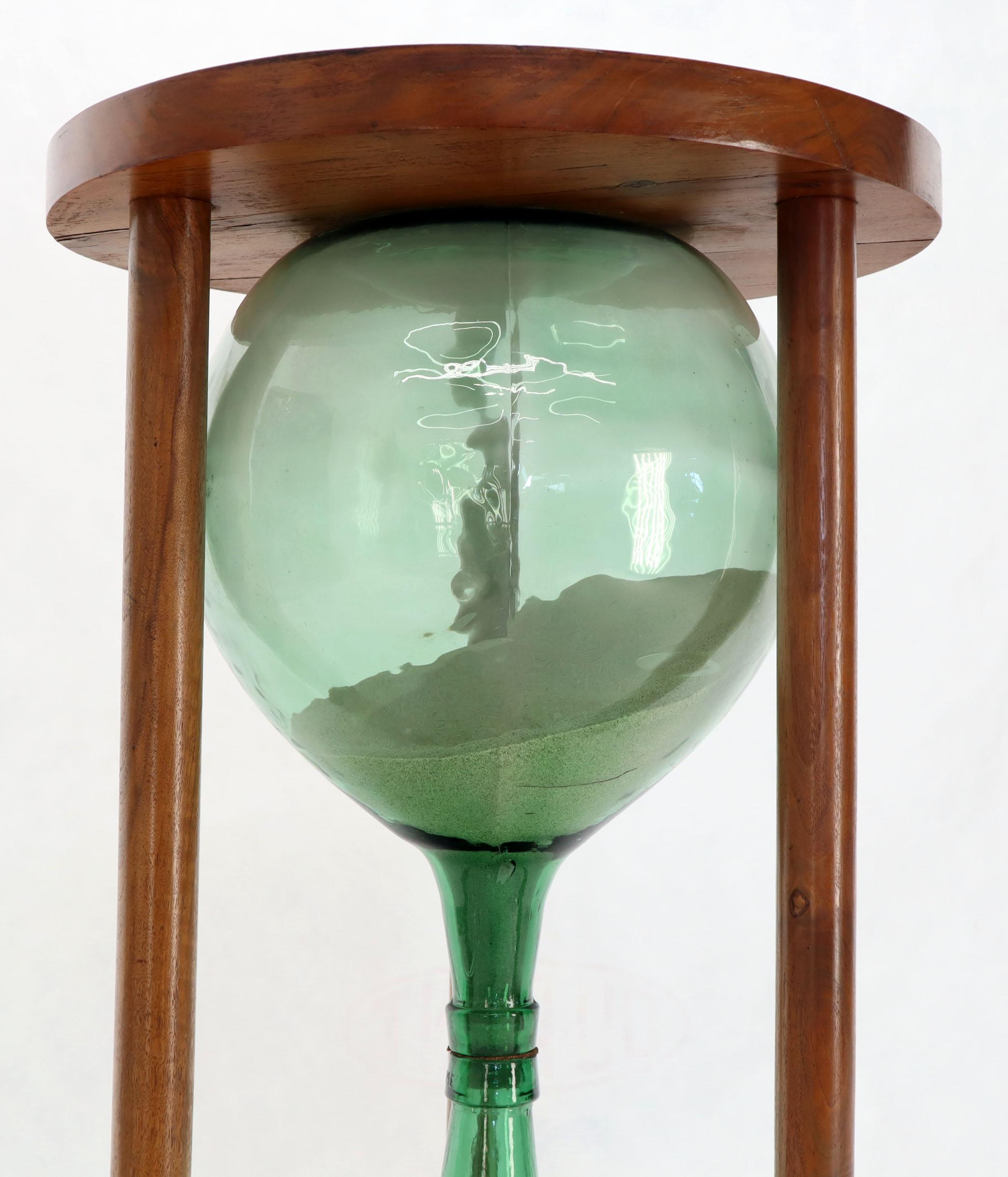 Huge 44” Tall Table Pedestal Sandglass Hourglass Timer Sculpture Artist 1