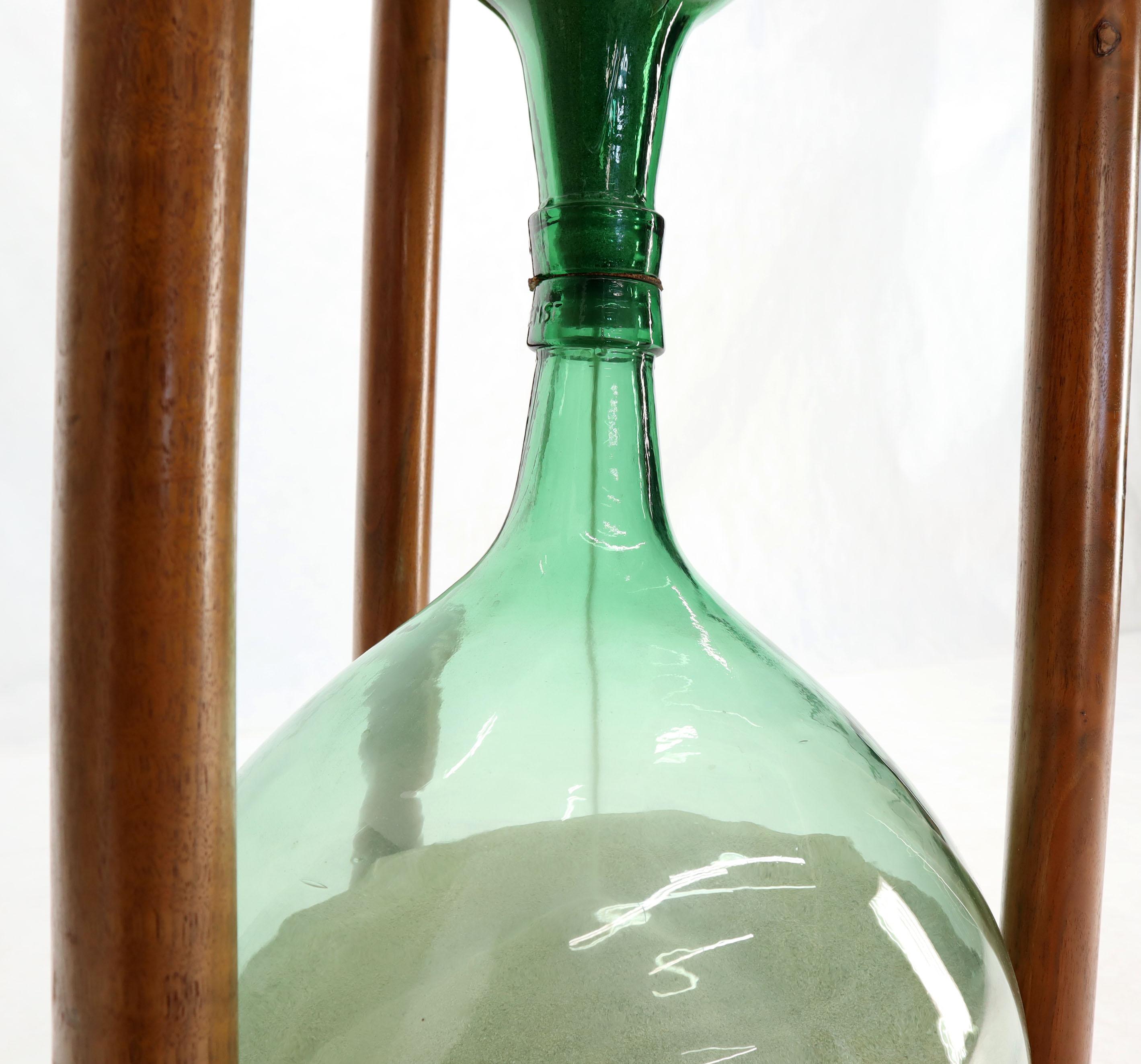 Huge 44” Tall Table Pedestal Sandglass Hourglass Timer Sculpture Artist 5