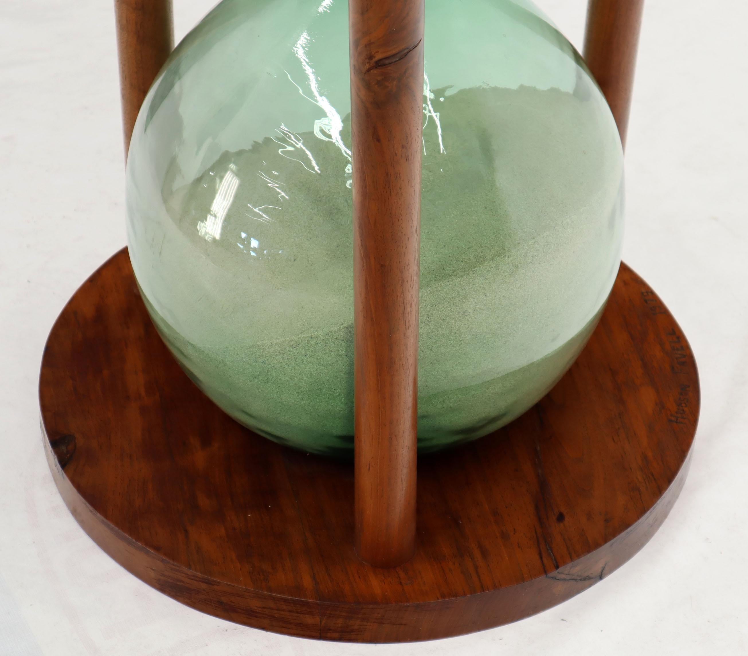 Huge 44” Tall Table Pedestal Sandglass Hourglass Timer Sculpture Artist 7