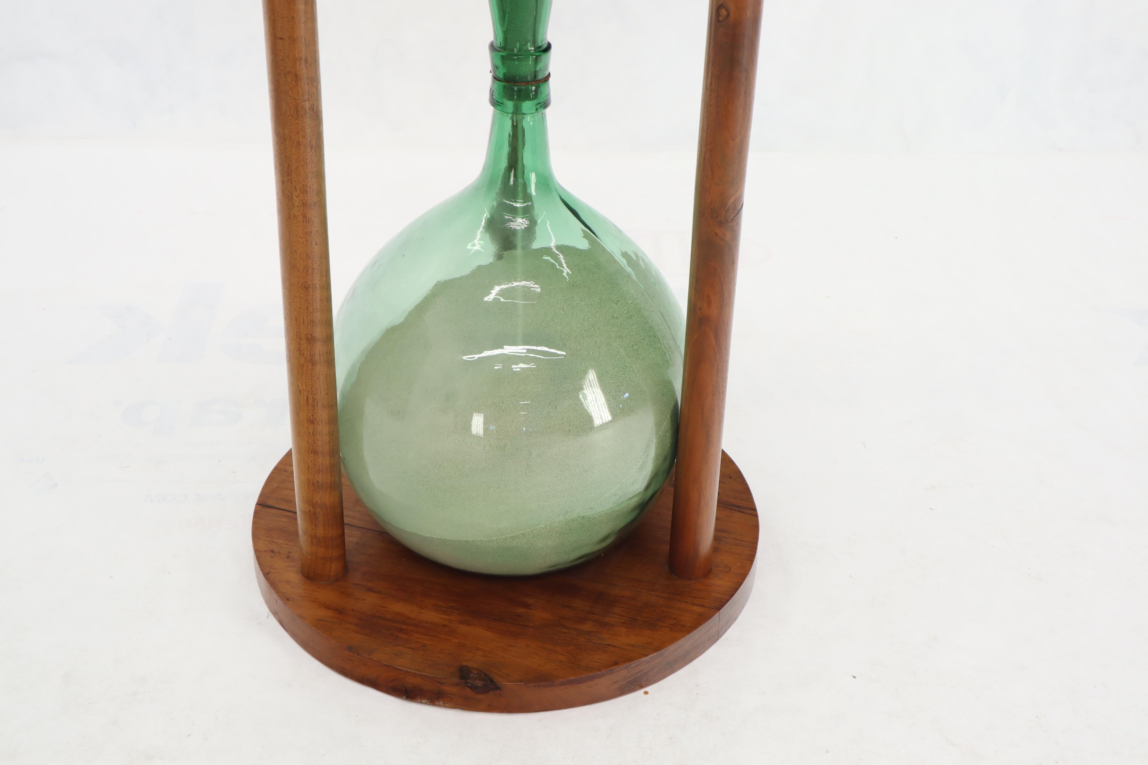 sand hourglass table