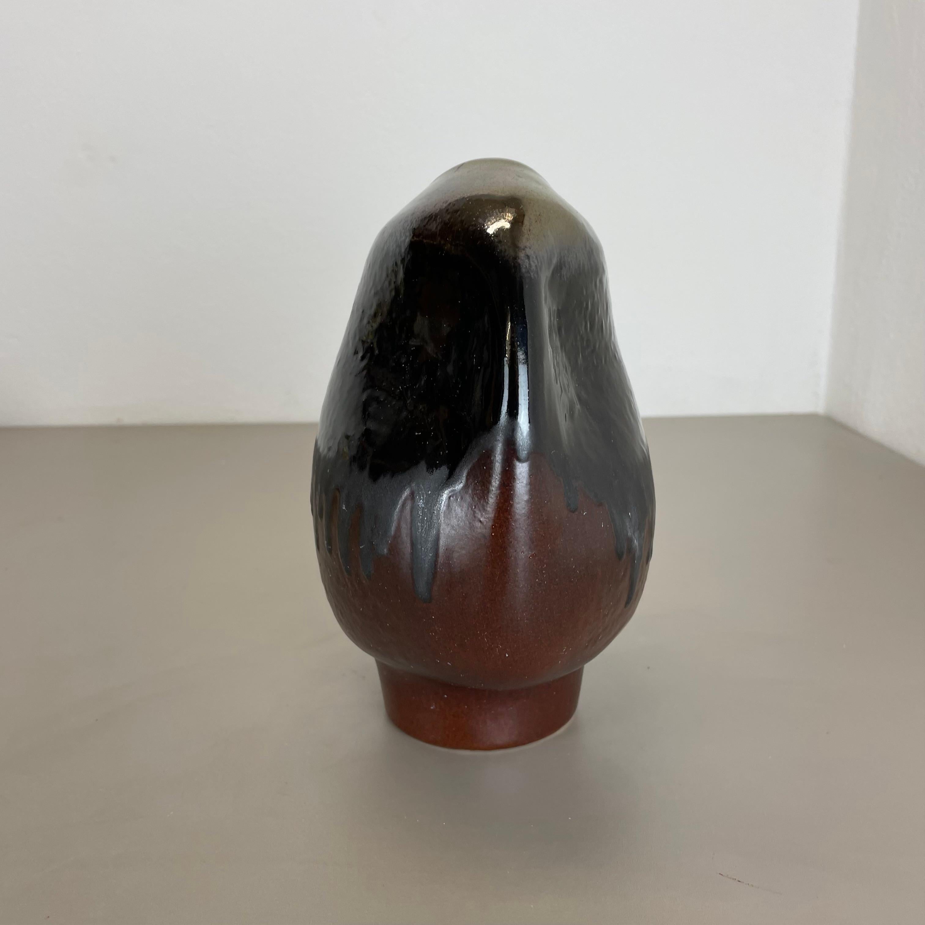 Huge 24cm Studio Pottery Vase Object by Heiner Balzar for Steuler, Germany, 1970 In Good Condition For Sale In Kirchlengern, DE