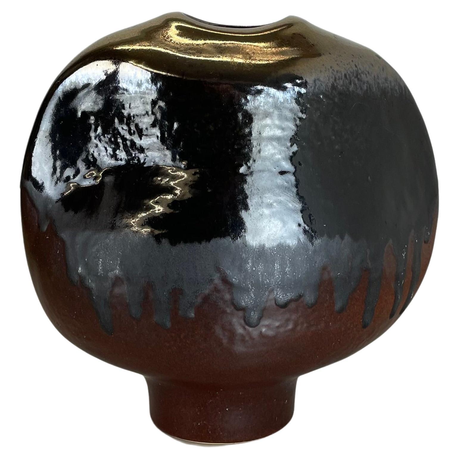 Énorme vase Object Studio Pottery de 24 cm de Heiner Balzar pour Steuler, Allemagne, 1970