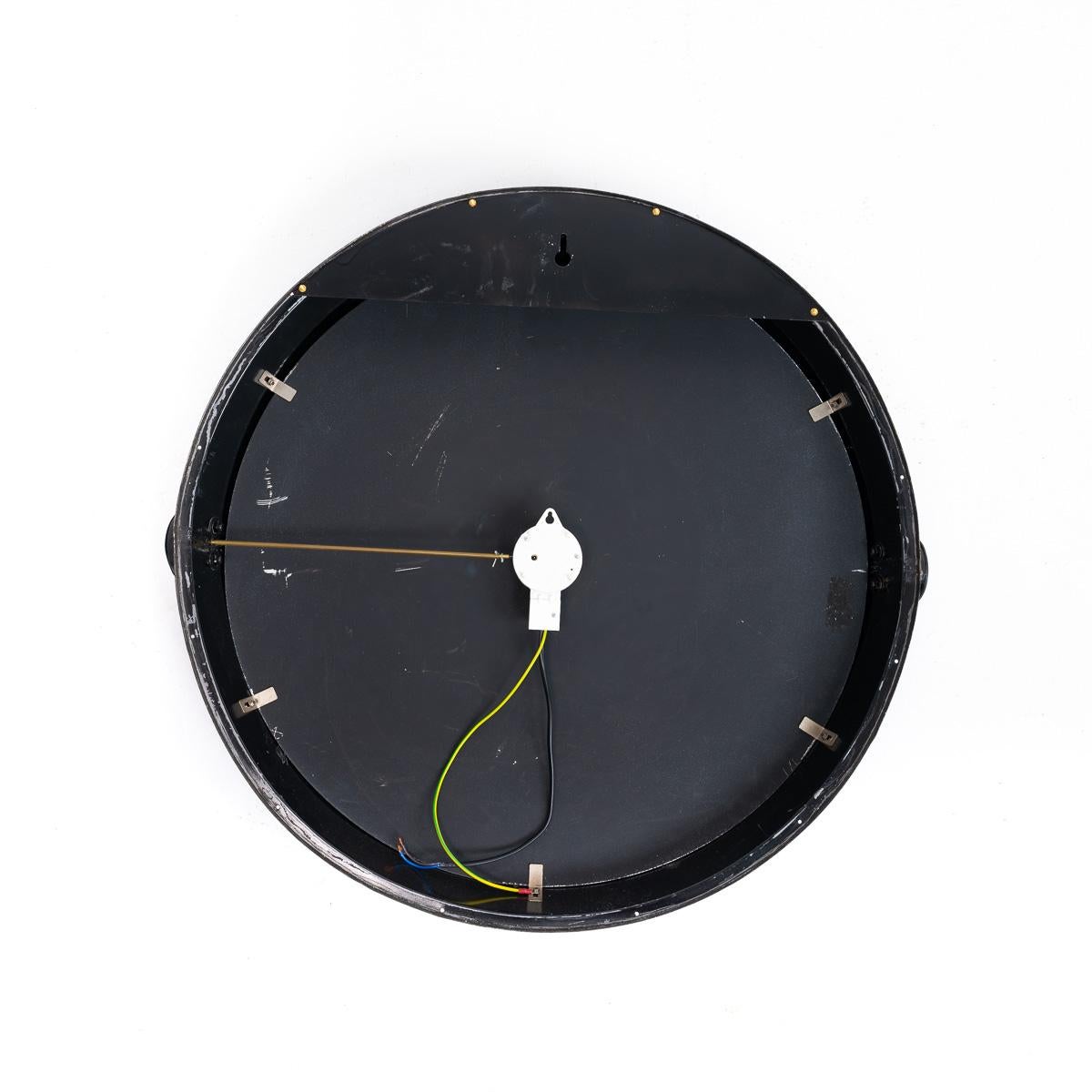 Huge 27" Gent of Leicester Vintage Railway Station Clock For Sale at 1stDibs