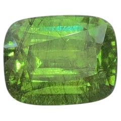 Huge 29.05Ct Natural Green Rutile Peridot Cushion Cut Loose Gemstone for Pendant