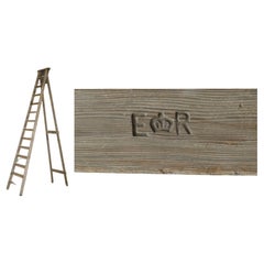 HUGE 3+ METER TALL ER STAMPED FOR THE CROWN ESTATE FRUIT PiCKERS PAINTERS LADDER